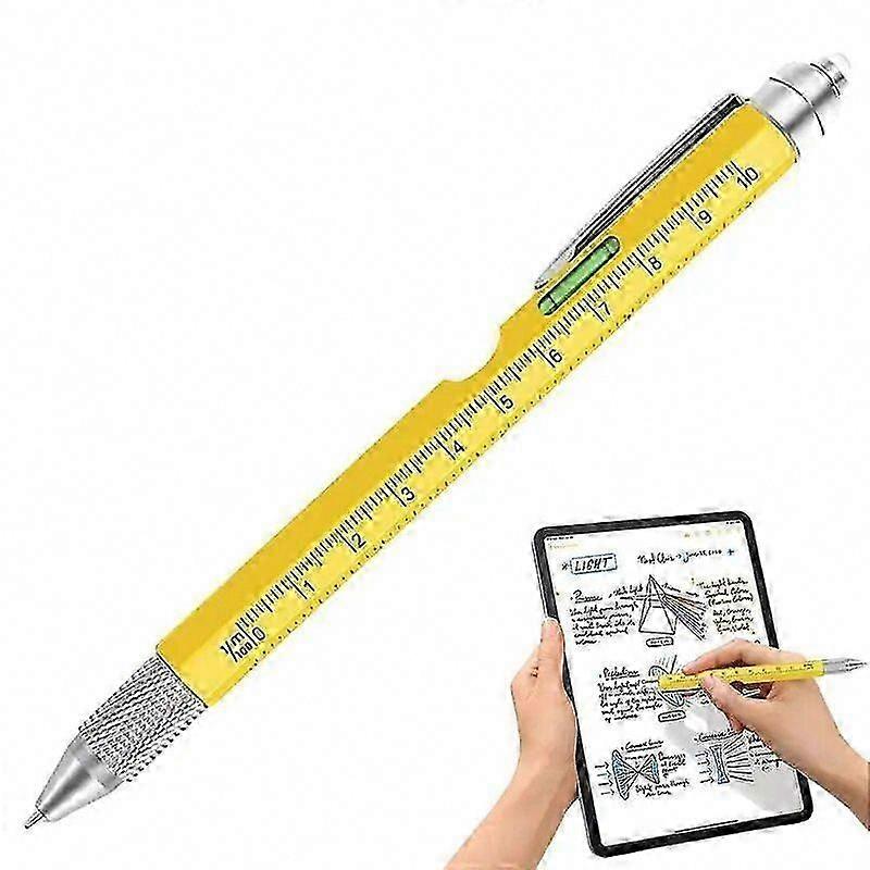 9-in-1 Multitool Pen Set with LED Light, Metal Ballpoint Pen, Perfect Christmas and Father's Day Gifts for Men Who Have Everything, Ideal for Dad