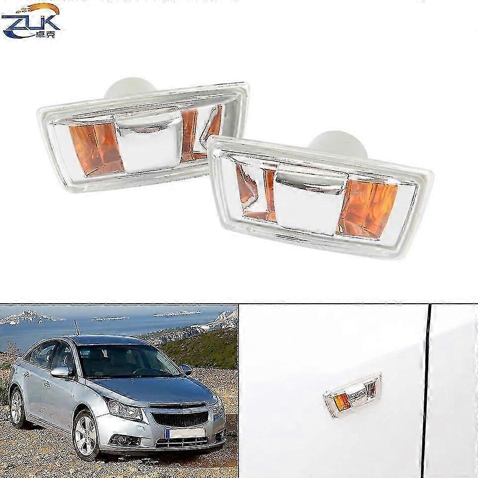 Side Turn Signal Fender Indicator Repeater Flasher Bilnker Lamp For Chevrolet Cruze 2009 2010 2011 2012 2013 2014 2015 2016