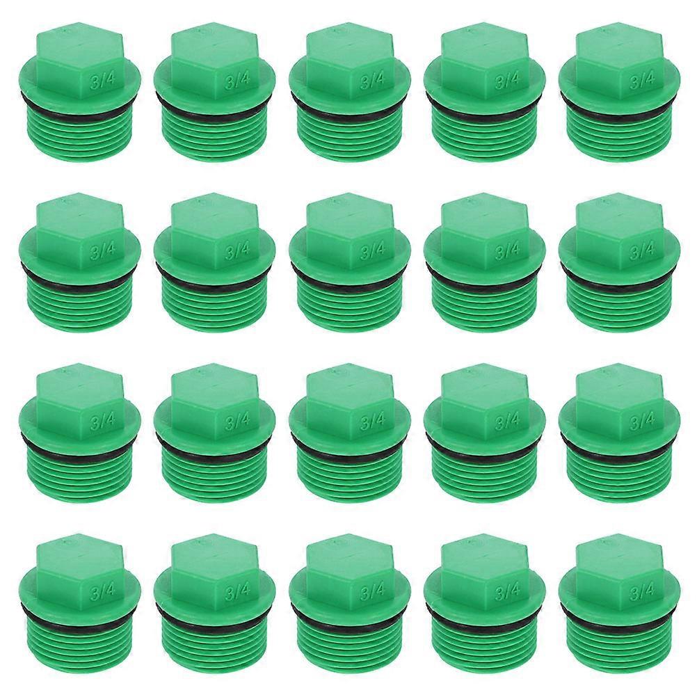 Threaded Pipe Connector Hose Cap for Garden Hose Replacement 60Pcs