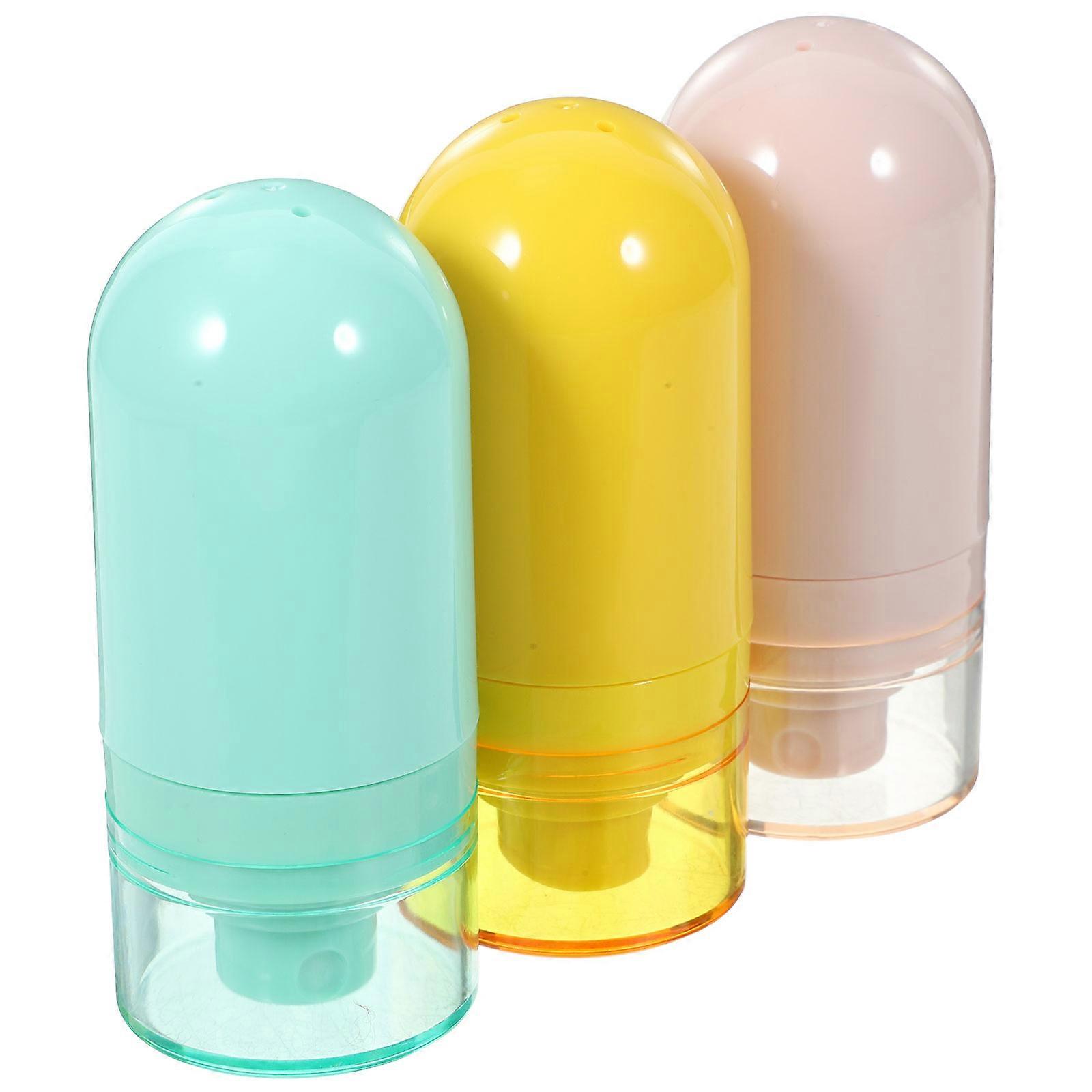 Plastic Lotion Bottles 9 Pcs Refillable Travel Containers Ideal For Camping 30ml Multi Color Design