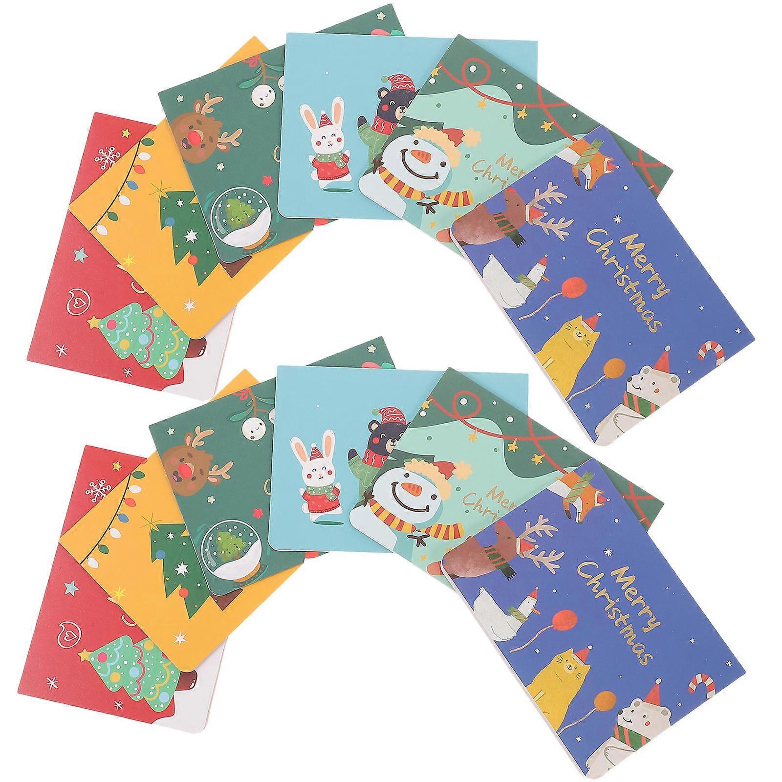 36 Pcs Printed Blessing Christmas For Parties Family Gathering Fun Design