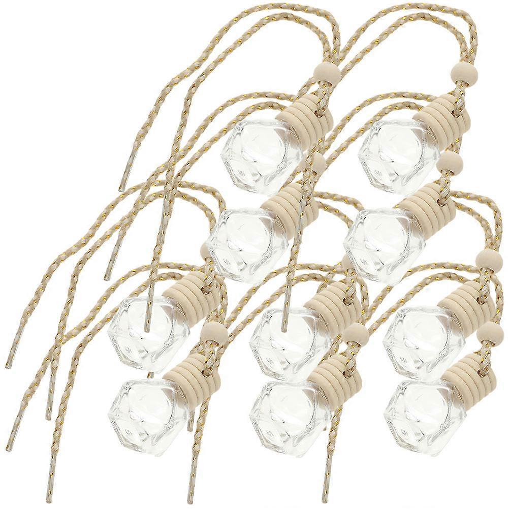 Hanging Perfume Bottle Transparent Decorative Car Diffuser 20Pcs