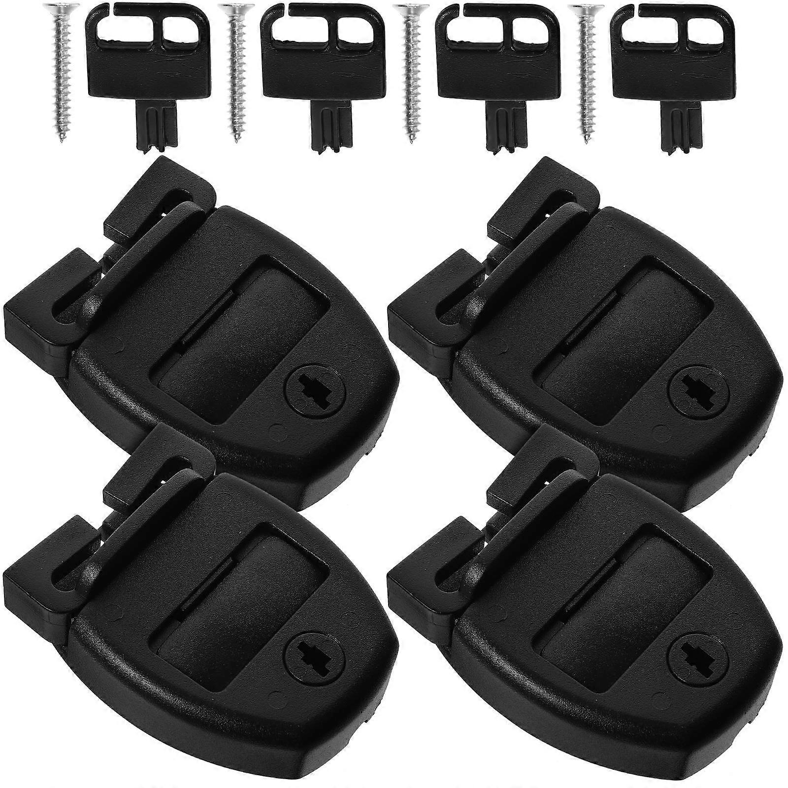 Backpack Buckle Reliable Plastic Buckle for Hiking Repair 4Sets