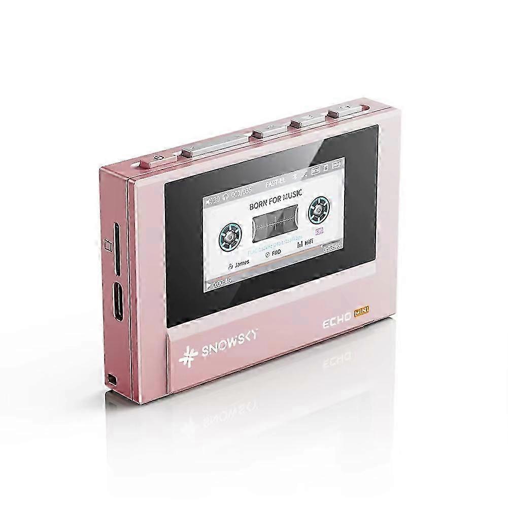 Snowsky Echo Mini Music Player Wireless Bluetooth Mp3 Player Audio Portable Custom Mini Music Player Mp3 Game Accessories Pink
