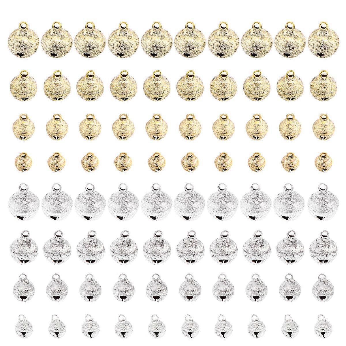Mini Bell Pendant Bell Charms for DIY 80Pcs Set