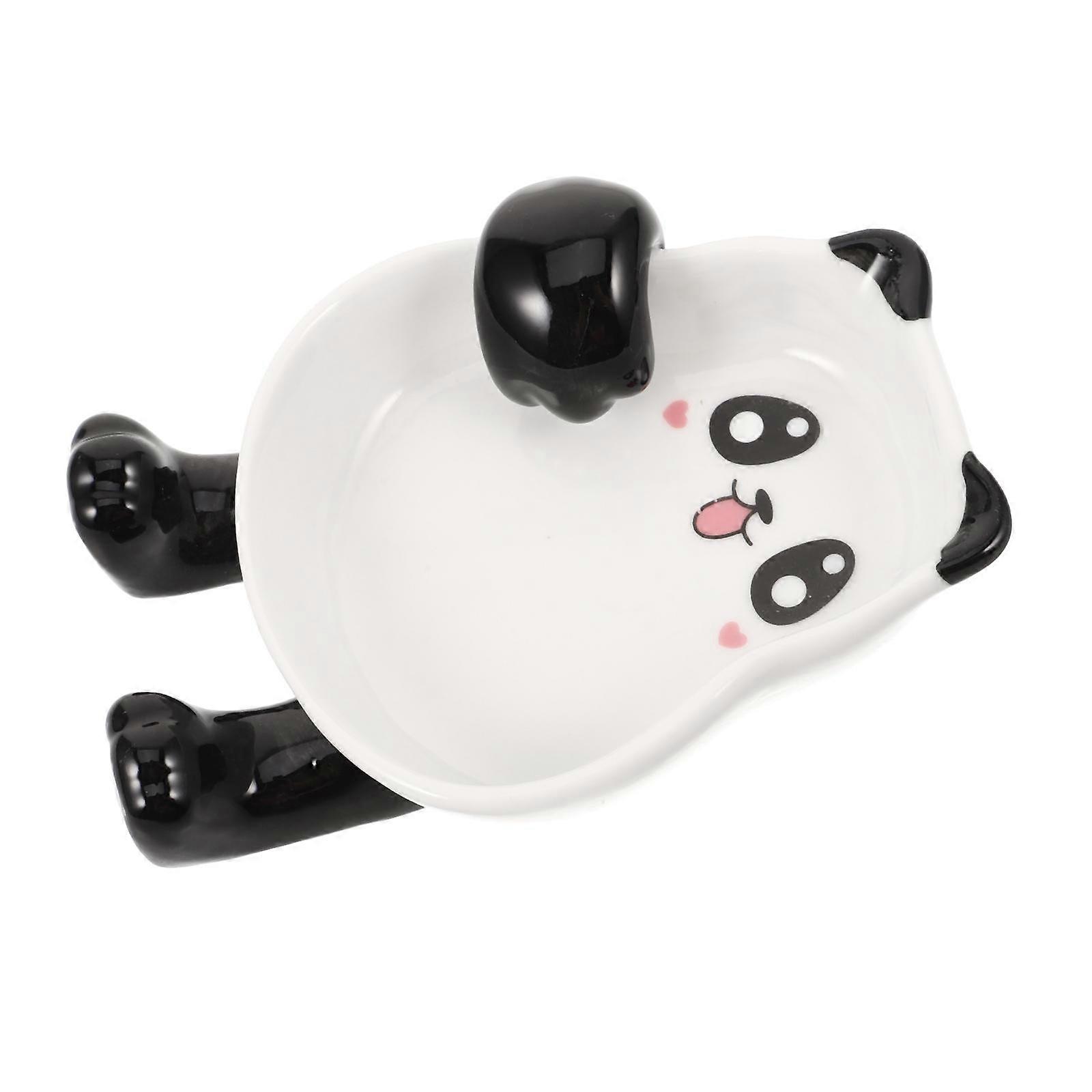 Sushi Dipping Bowls Ceramic Dual-Use Chopstick Rest 4Pcs Set