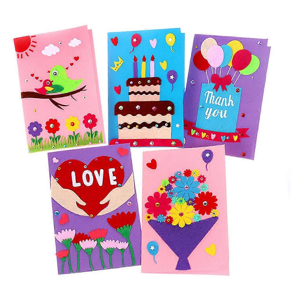 Making Kit for Kids Children Handmade DIY Greeting Kit with 10Pcs