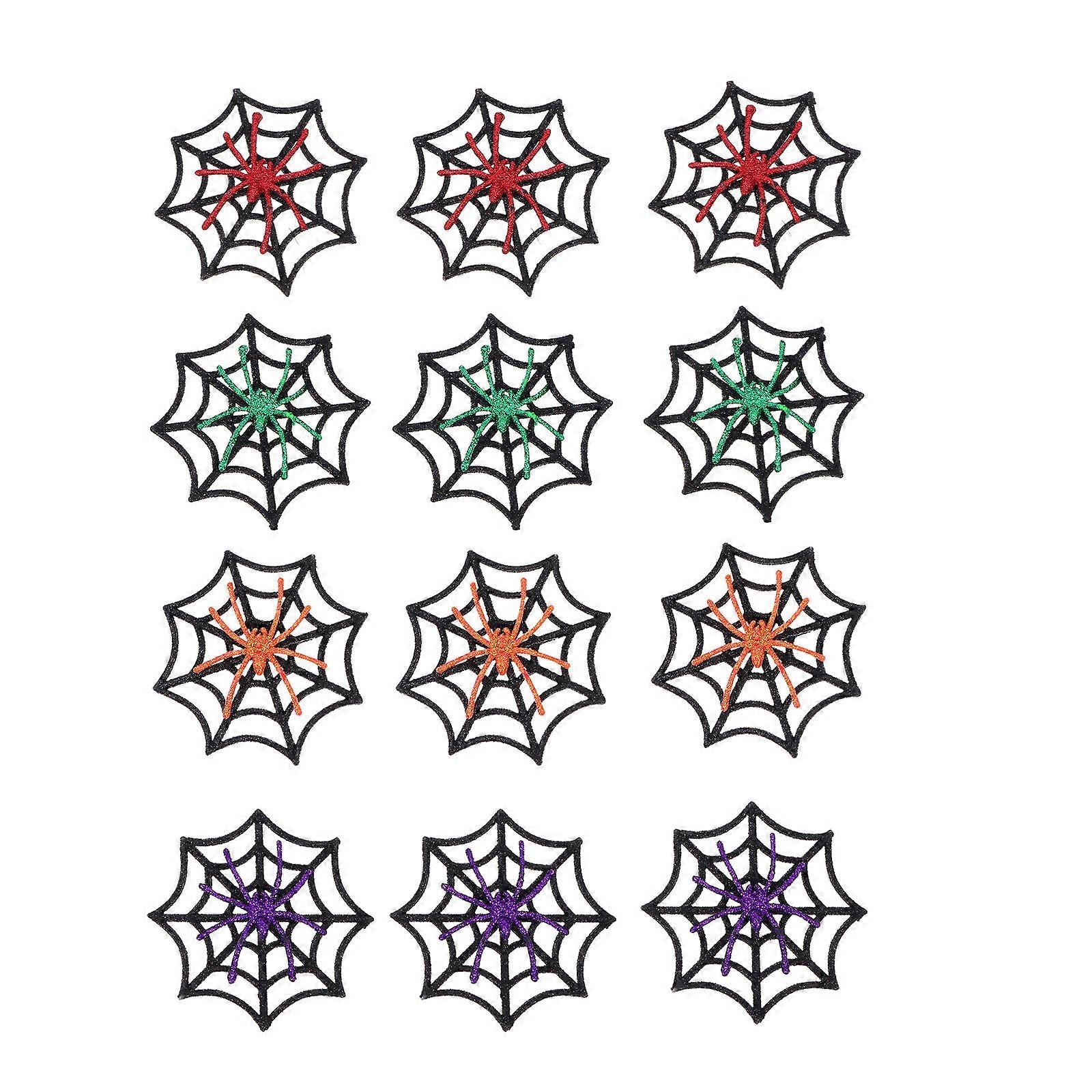 Decorative Spider Webs Halloween Cobwebs for Haunted House 36Pcs