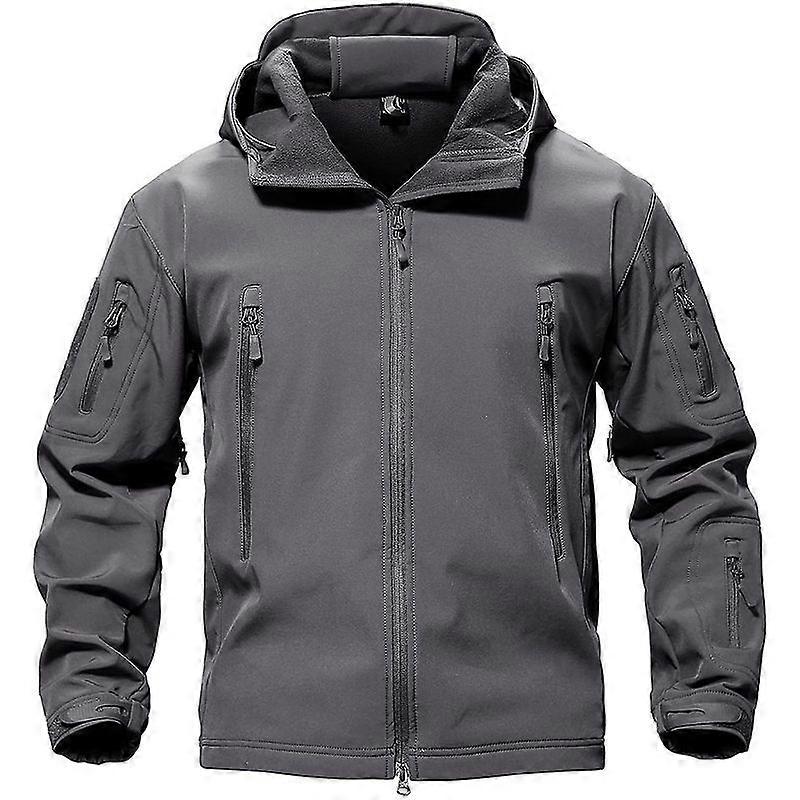 Nouvelle veste softshell tactique imperméable pour homme, camouflage, doublure polaire, idéale pour l'hiver et les activités de plein air.