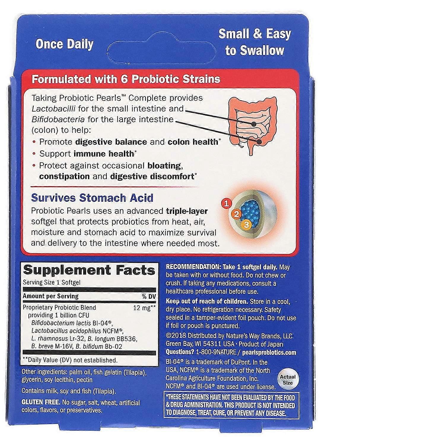 Nature's Way, Probiotic Pearls Complete, 90 Softgels