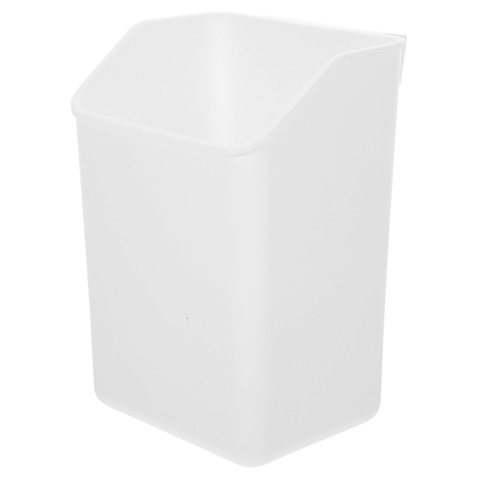 PP Over Cabinet Door Organizer for Kitchen Storage Basket 4Pcs White