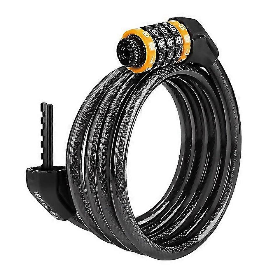For West Biking Bicycle Antitheft Cable Combination Lock Length