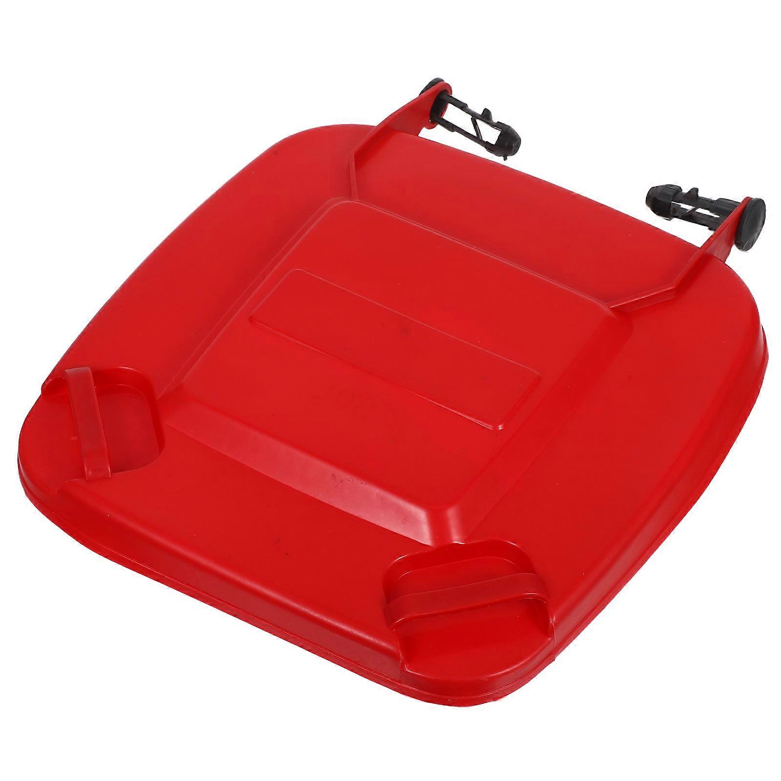 Robust soptunnelock, reservlock för 30 liters utomhusbehållare, rött
