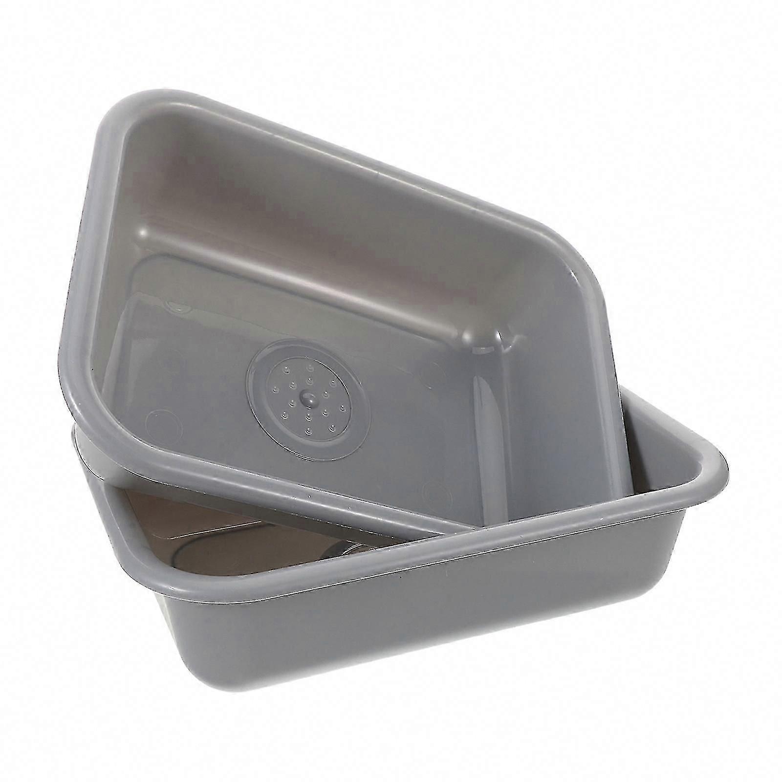 Kids Play Kitchen Sink Set, 2Pcs ABS Plastic Pretend Counter Accessories for Cognitive Development