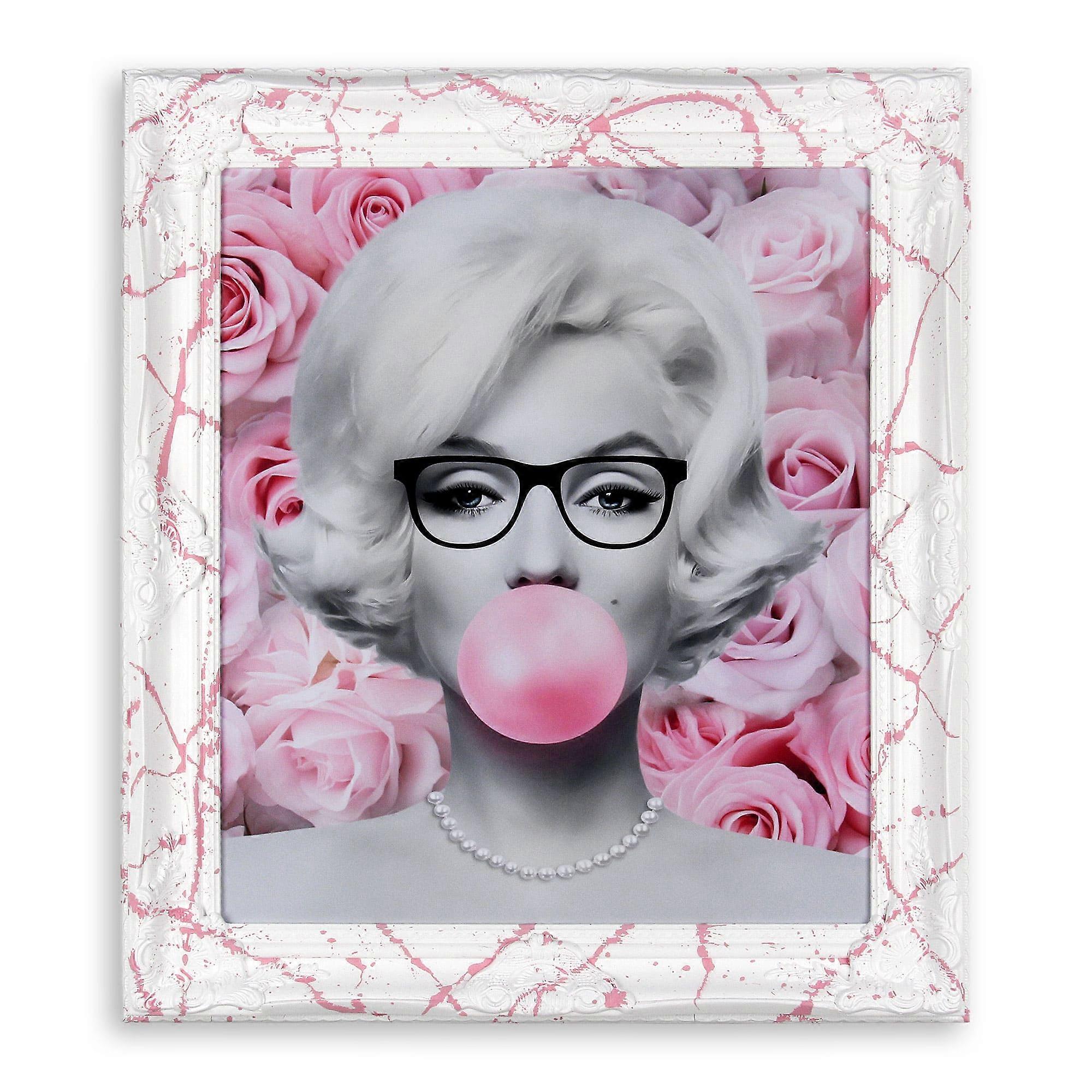 Painting "Marilyn with Roses"