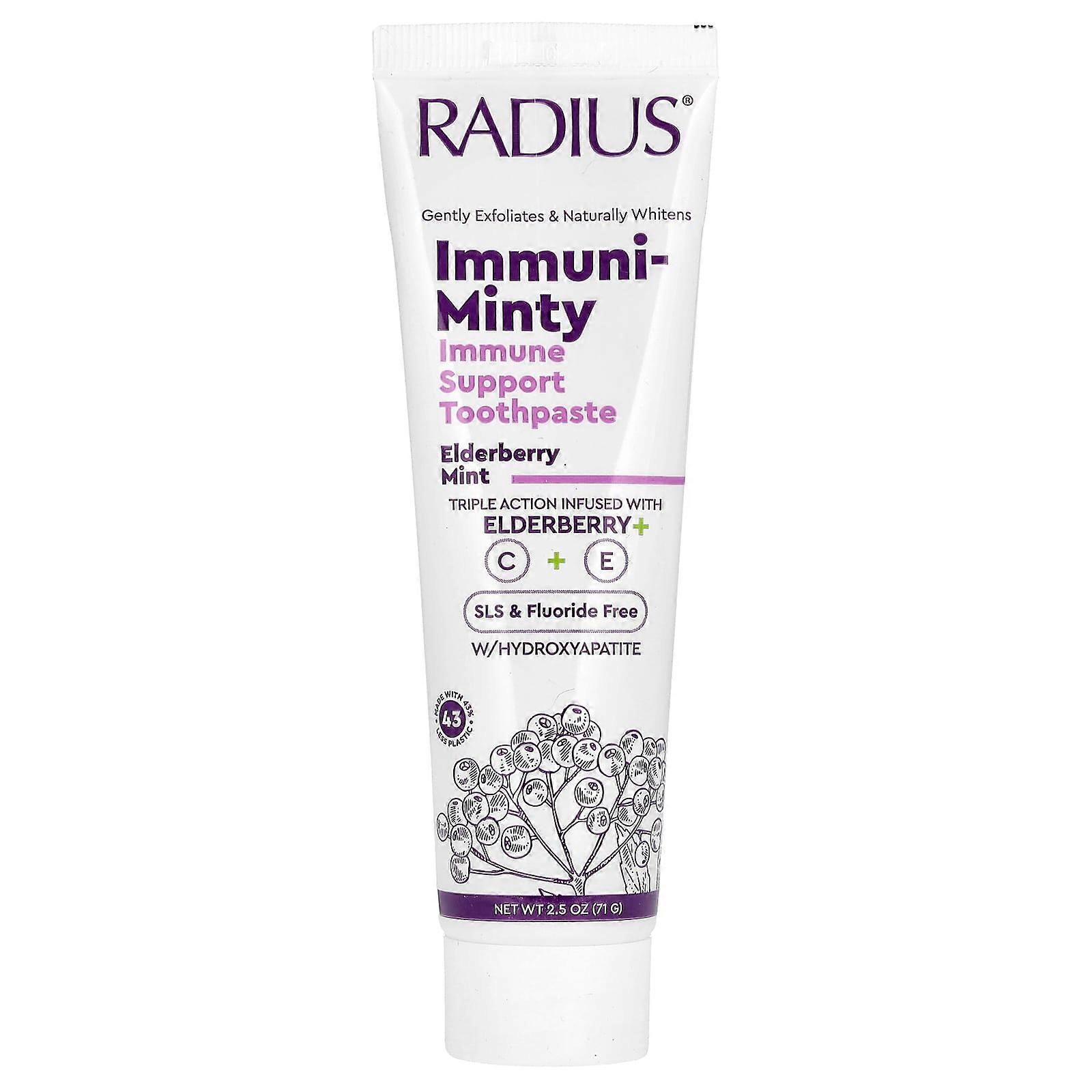 Immuni-Minty, Immune Support Toothpaste, Elderberry Mint, 2.5 oz (71 g)
