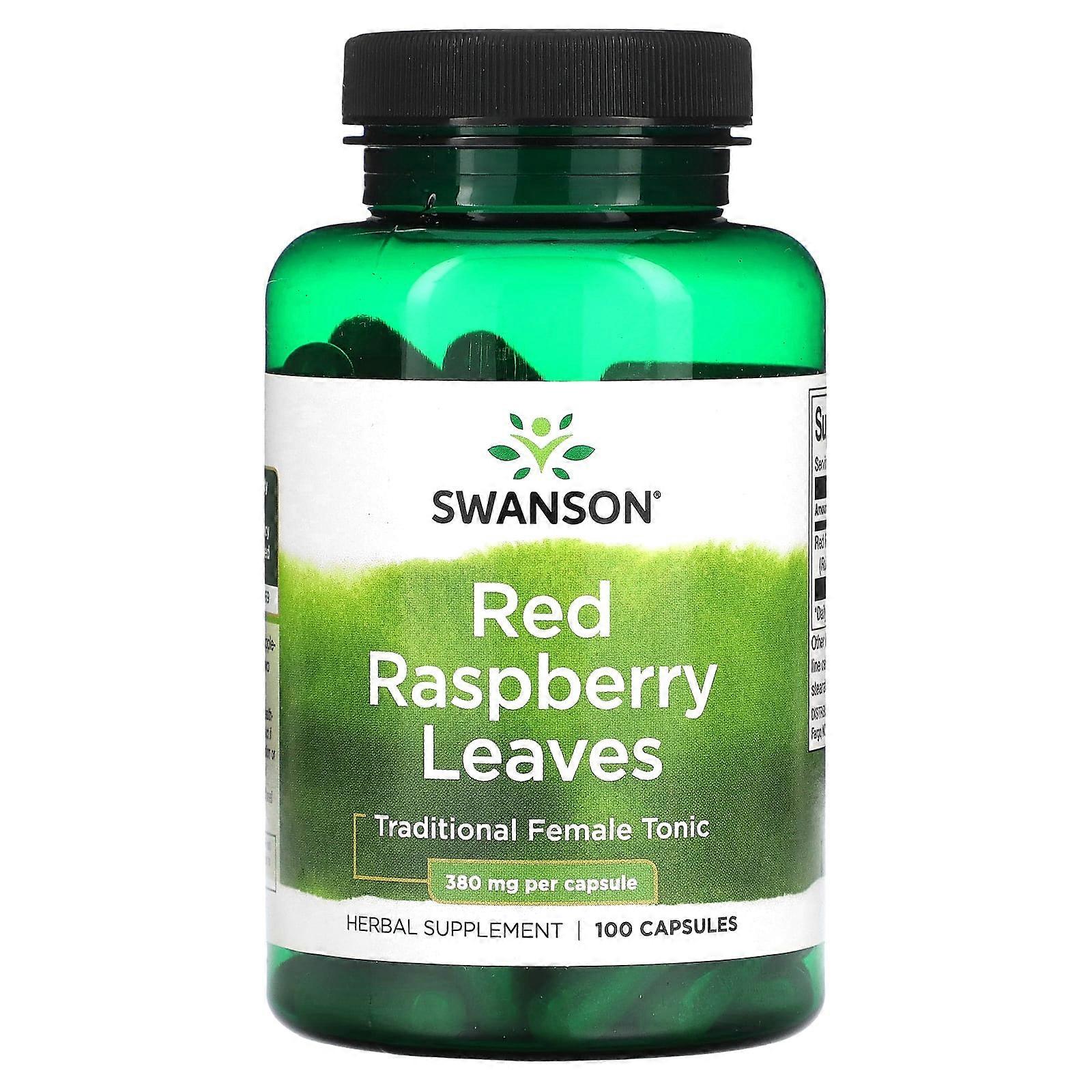 Red Raspberry Leaves, 380 mg, 100 Capsules