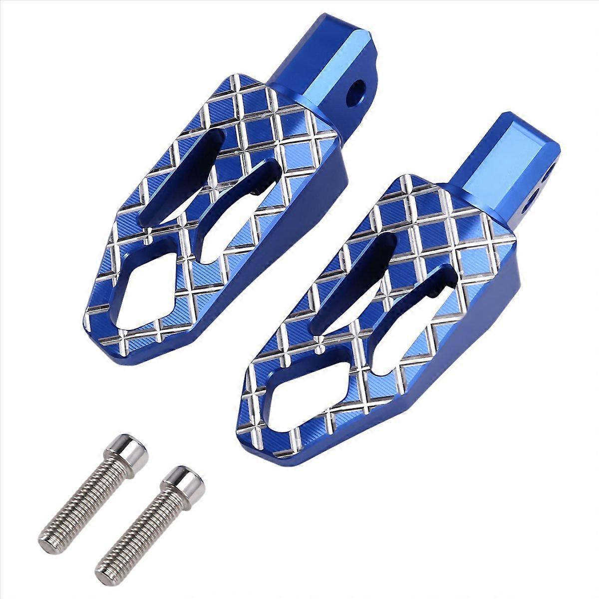 Motorcycle Front Adjustable Passenger Footpegs for Blue