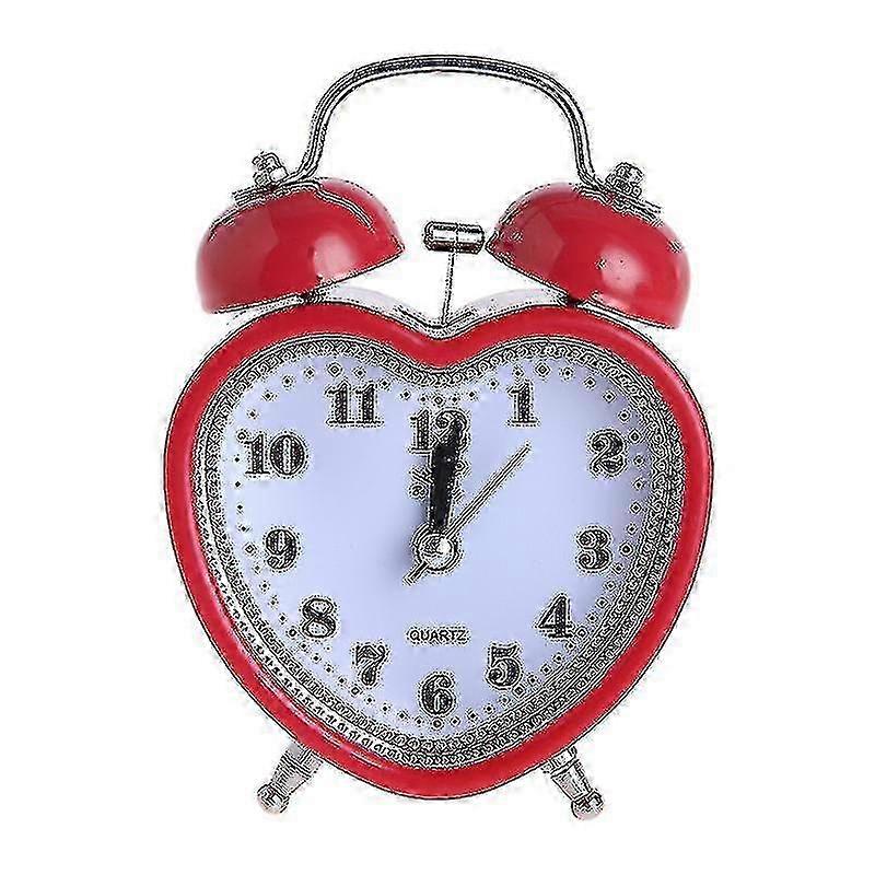 2025 Retro Style Alarm Clock Students Use Bedside Clock Handle Light Mute Snooze Alarm Clock