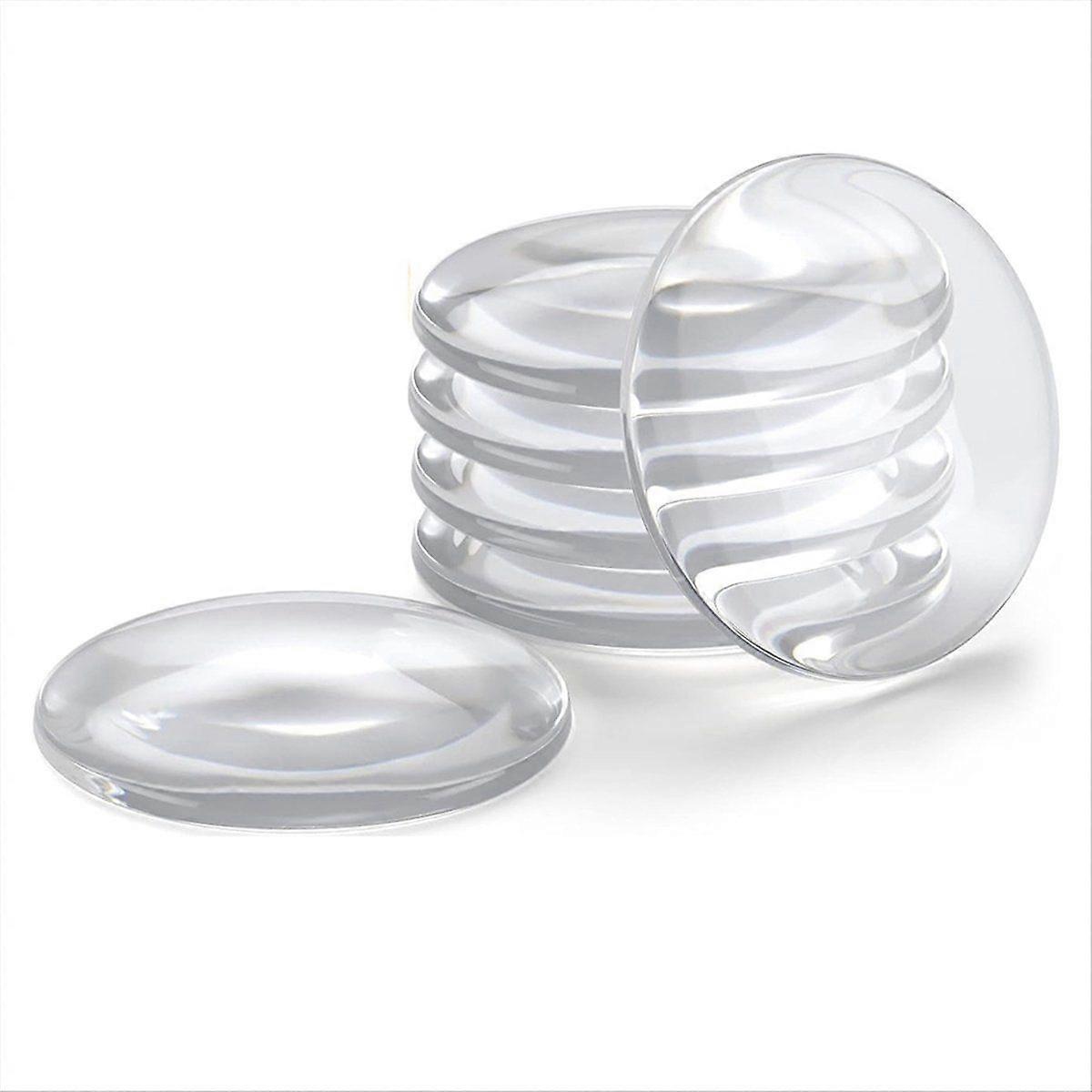 Wall Door Handle Plug, Silicone Transparent Anti-Collision Sticker