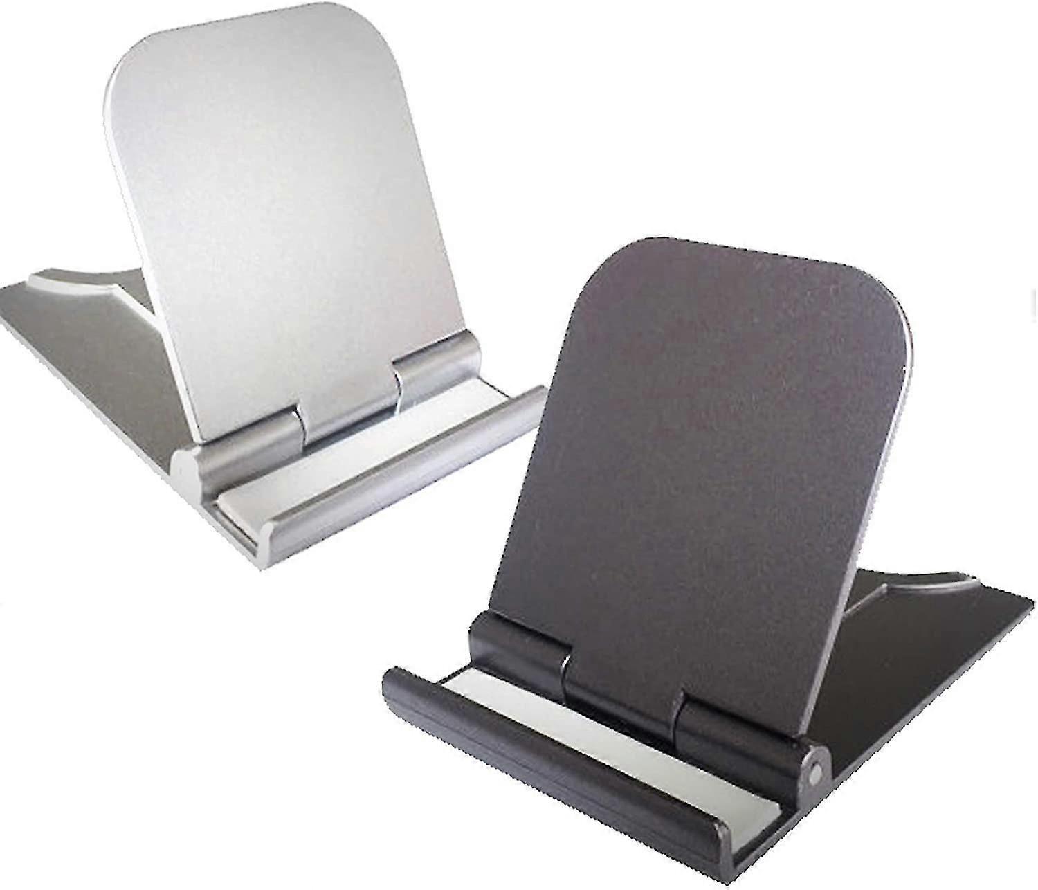 Cell Phone Stand, 2pack Cellphone Holder For Desk Small Phone Stand For Travel Lightweight Portable Foldable Tablet Stands Desktop Dock Cradle Smartph