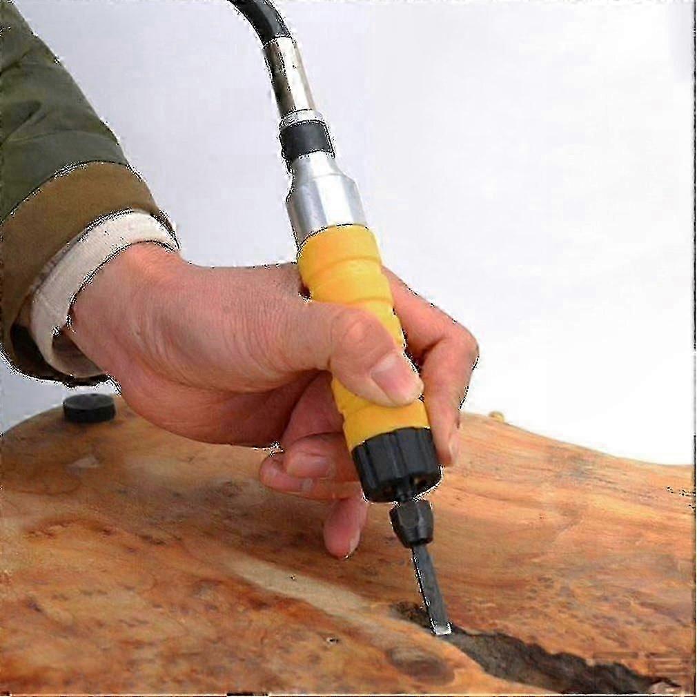 Electric Wood Carving Chisel Tool with Small Spanner for Woodworking Projects