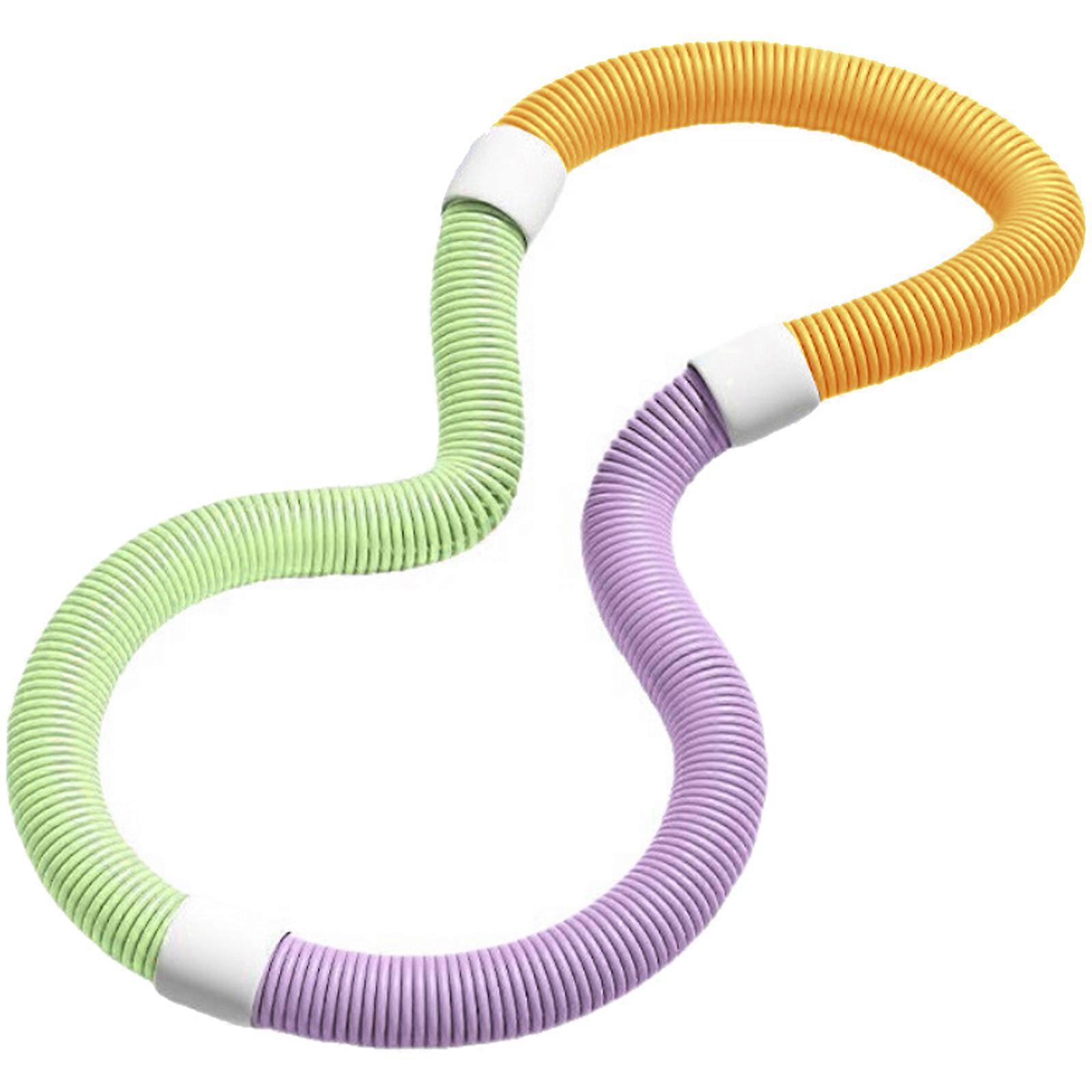 Low Noise Exercise Hoops  Folded Weighted Soft Spring Hoops  for Waist-friendly Fitness Portables Exercise Equipment  9 9 9 9 9