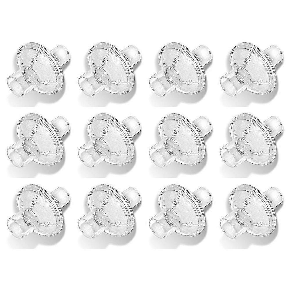 Outlet filter compatible with CPAP/BiPAP machine, in-line type, 12-pack