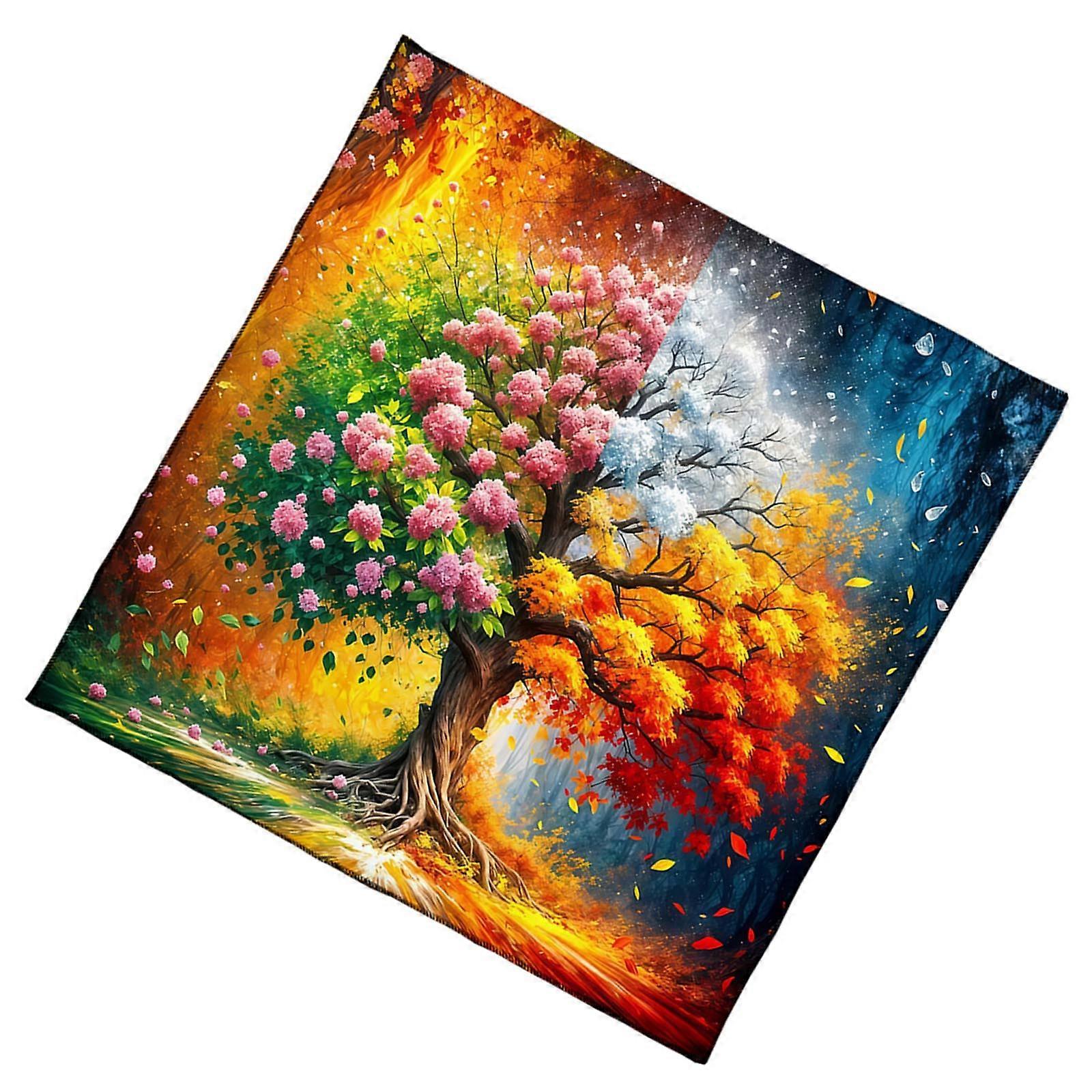 Softable Velvets Divination Cloth Durability Tarots Tablecloth Plush Velvets Multiple Measurements Easyly Maintenance  75x75cm