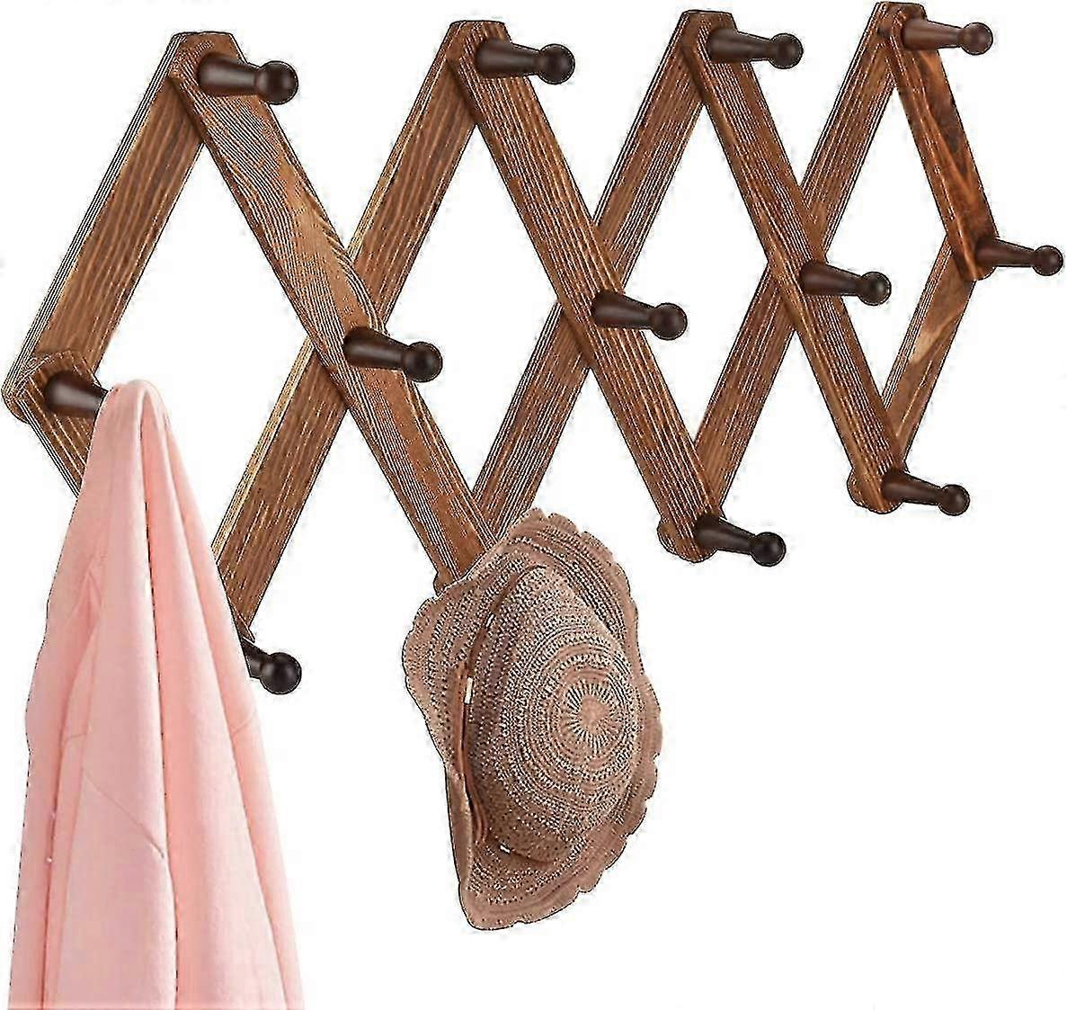 Space-Saving Expandable Hanger for Coats & Accessories