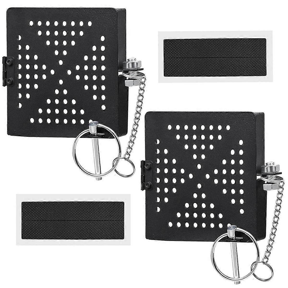 2Pcs 4inch RV Bumper End Cap,RV Bumper Cap Cover Bumper End Caps Sewer Hose Storage Cap with No-Insect Vent Holes