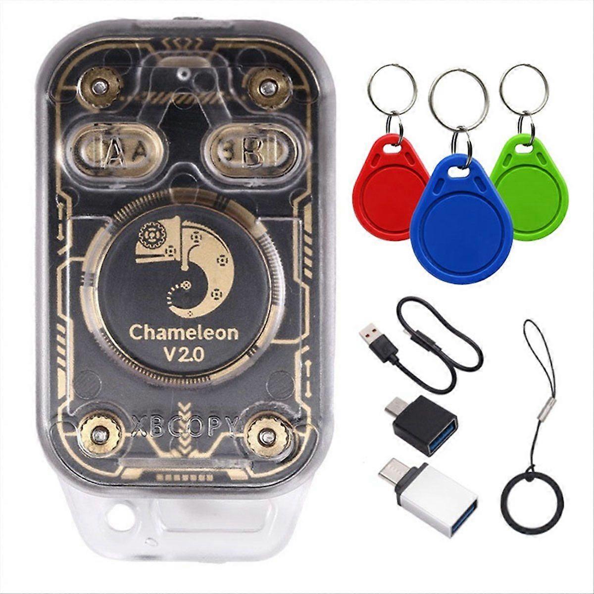 Chameleon V2.0 RFID Smart Chip Reader Emulator NFC Duplicator 125K 13.56Mhz Card Decode+3XCUID Keyc