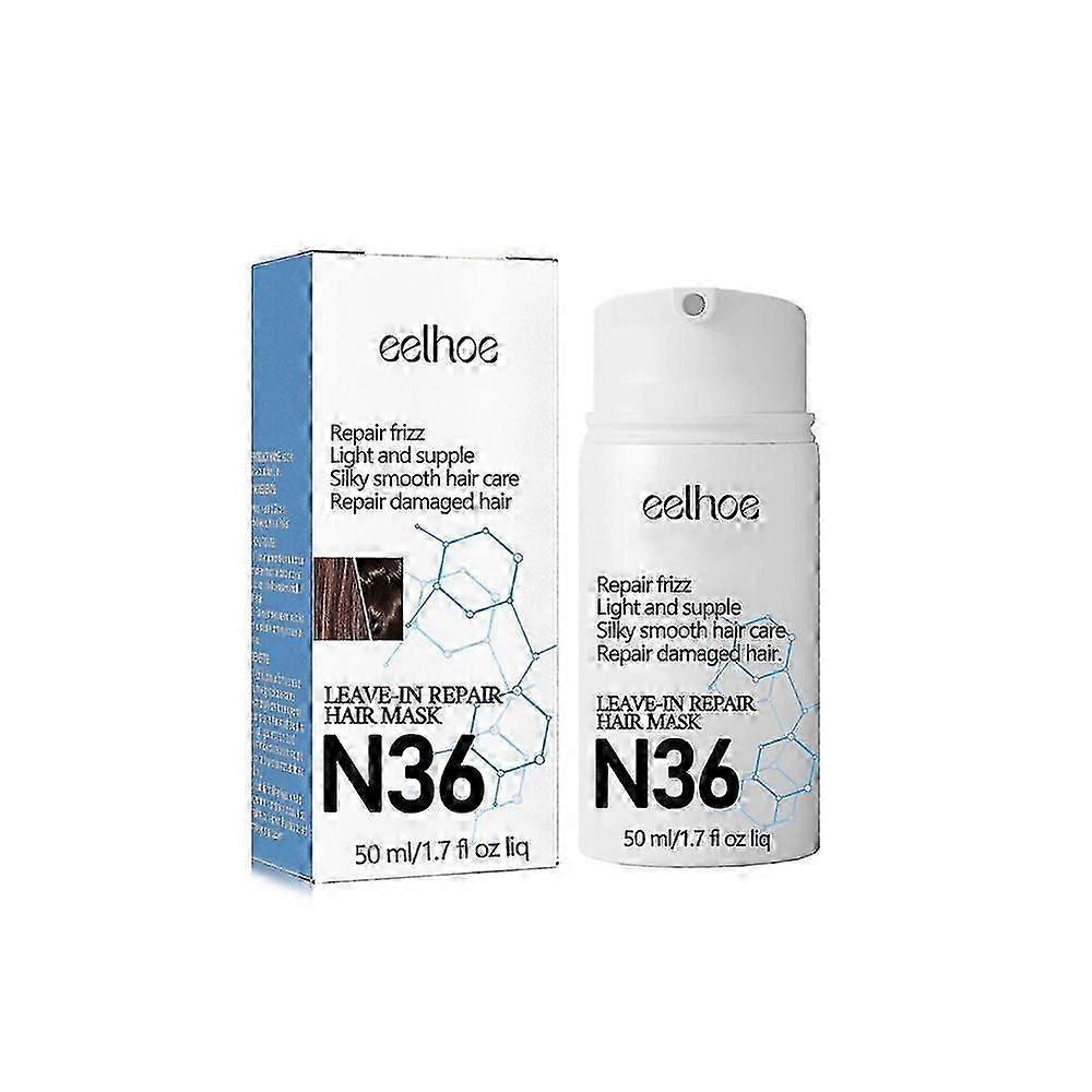N36 リーブイン モレキュラー リペア ヘアマスク ダメージ リストア ソフト ヘア ディープ リペア ケラチン & スカルプ トリートメント ヘアケア コンディション 50ml