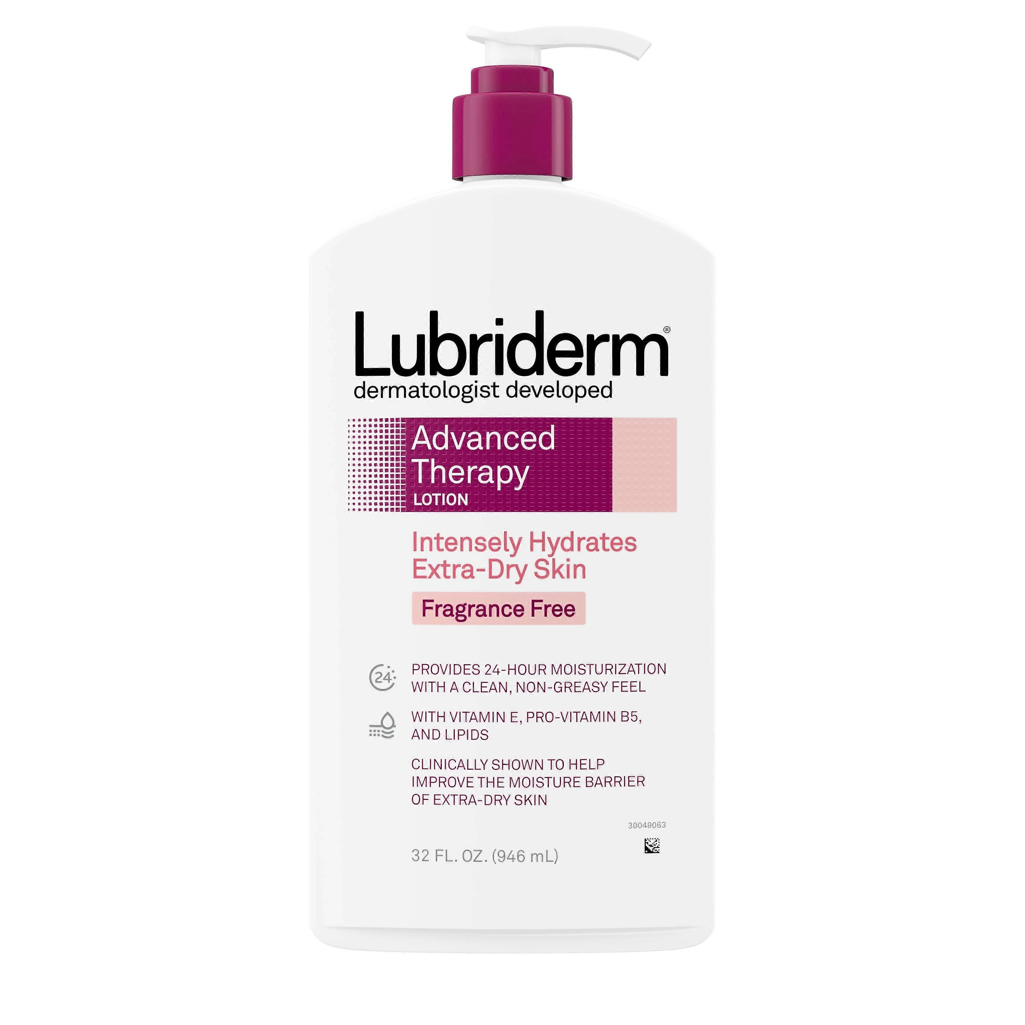 Lubriderm Advanced Therapy Lotion, E-vitamiini, hajusteeton, 32 oz