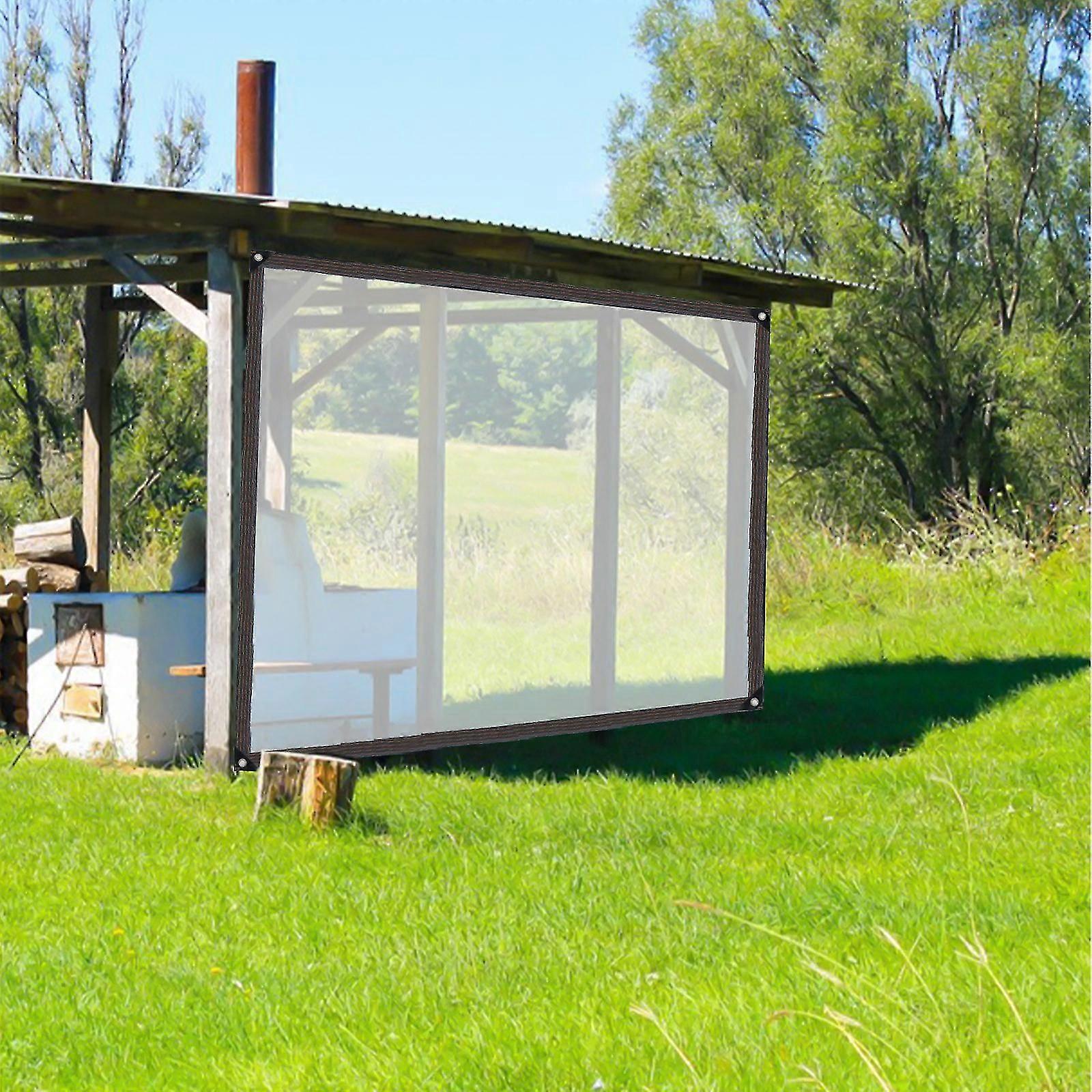 Clear Tarps In Multiple Sizes,uv Weather Resistant Vinyl Coated Pvc Tarps,clear Tarps With Rustproof Gommets,waterproof Greenhouse Tarp,perfect For