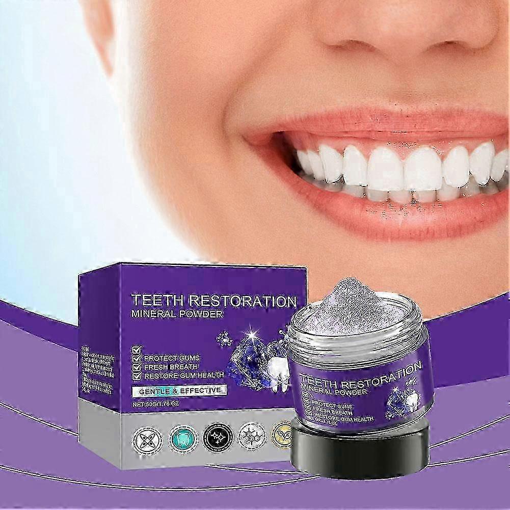 Purple Whitening Toothpaste Remove Stains Reduce Yellowing Care