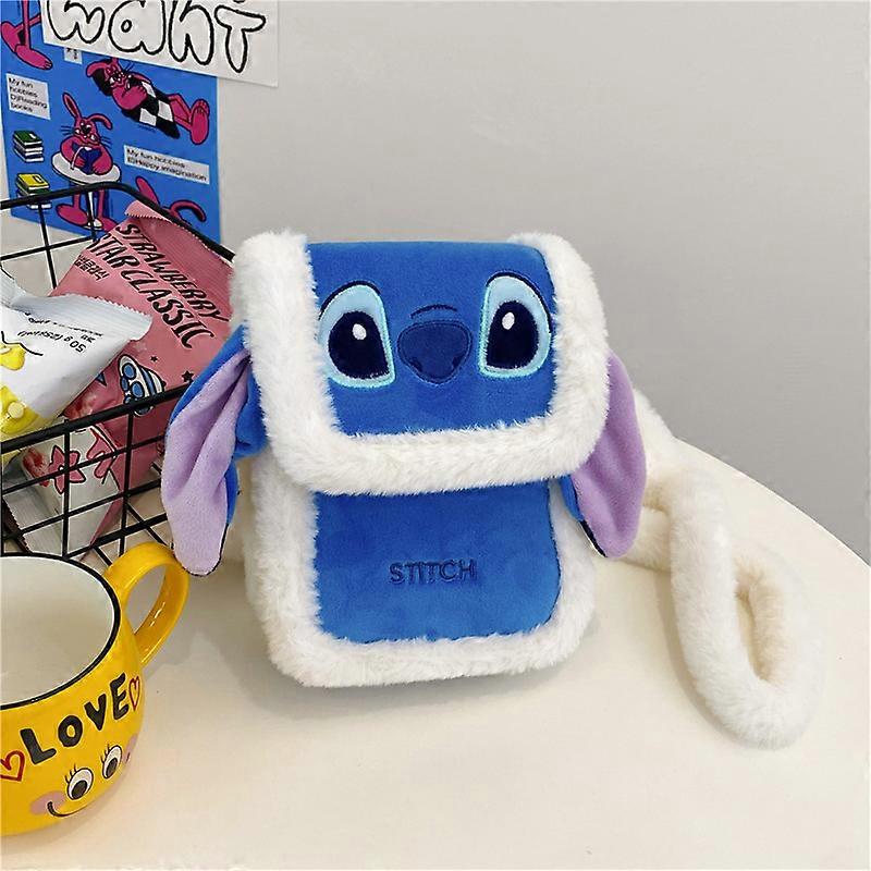 Stitch Lots Chip 'n' Dale Plush Bag Soft Stuff Kawaii Girls Handbag Shoulder Bag Stuffed Backpack For Children's Gifts