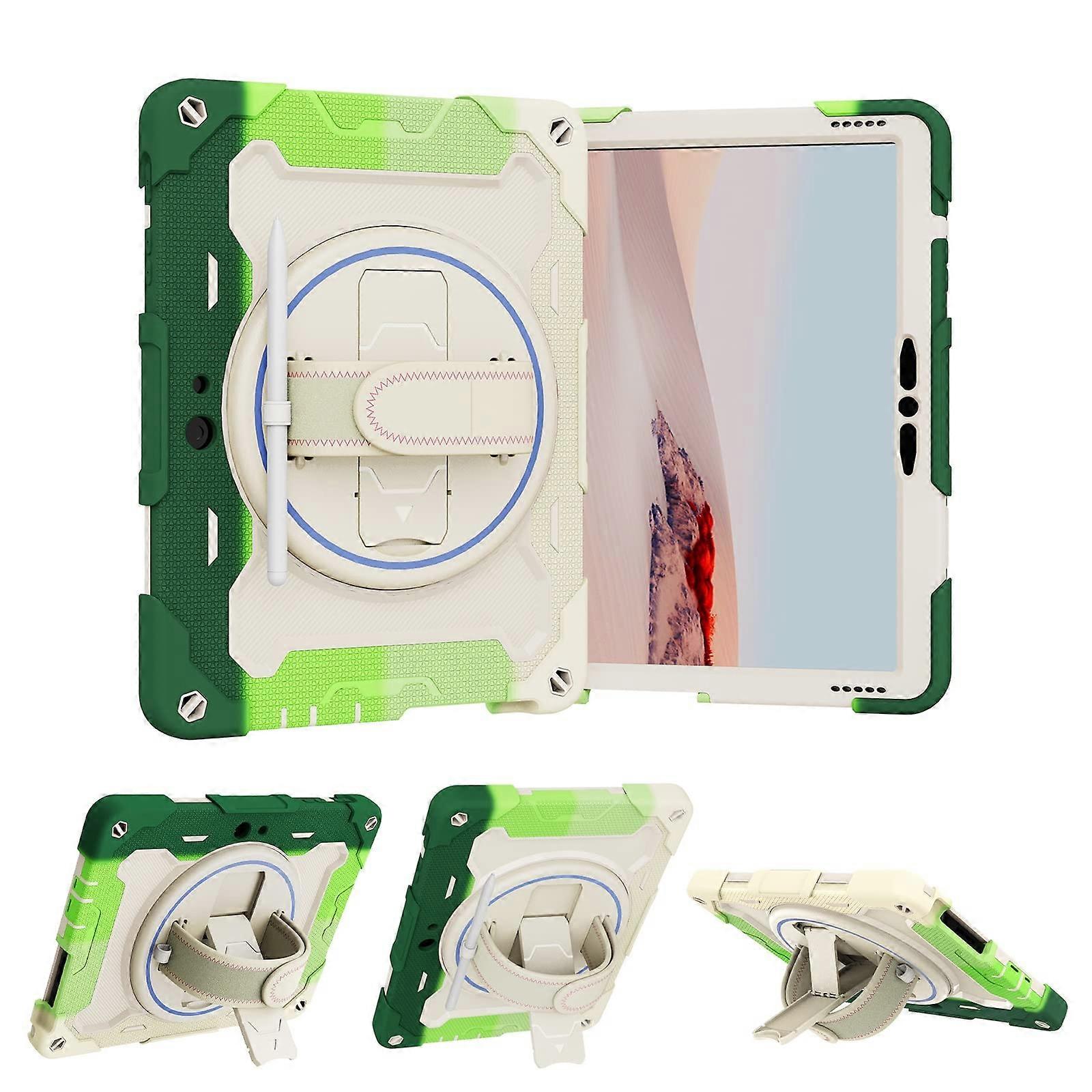 10 Inch Kids Tablet Case with 360° Hand Strap, Stand & DropProof Shell for Surface Go 1/2/3