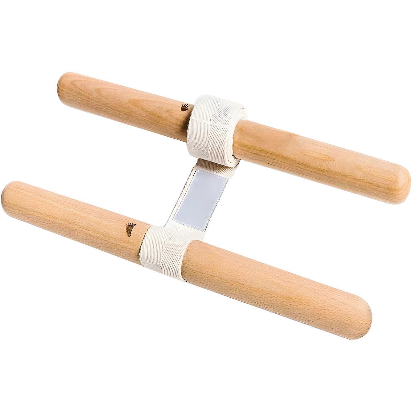 Flexible Fitness Stretching Tool For Legs Back Shoulders Muscle Relief Modifiable Belt With Secure Oaken Pulls Multicolor