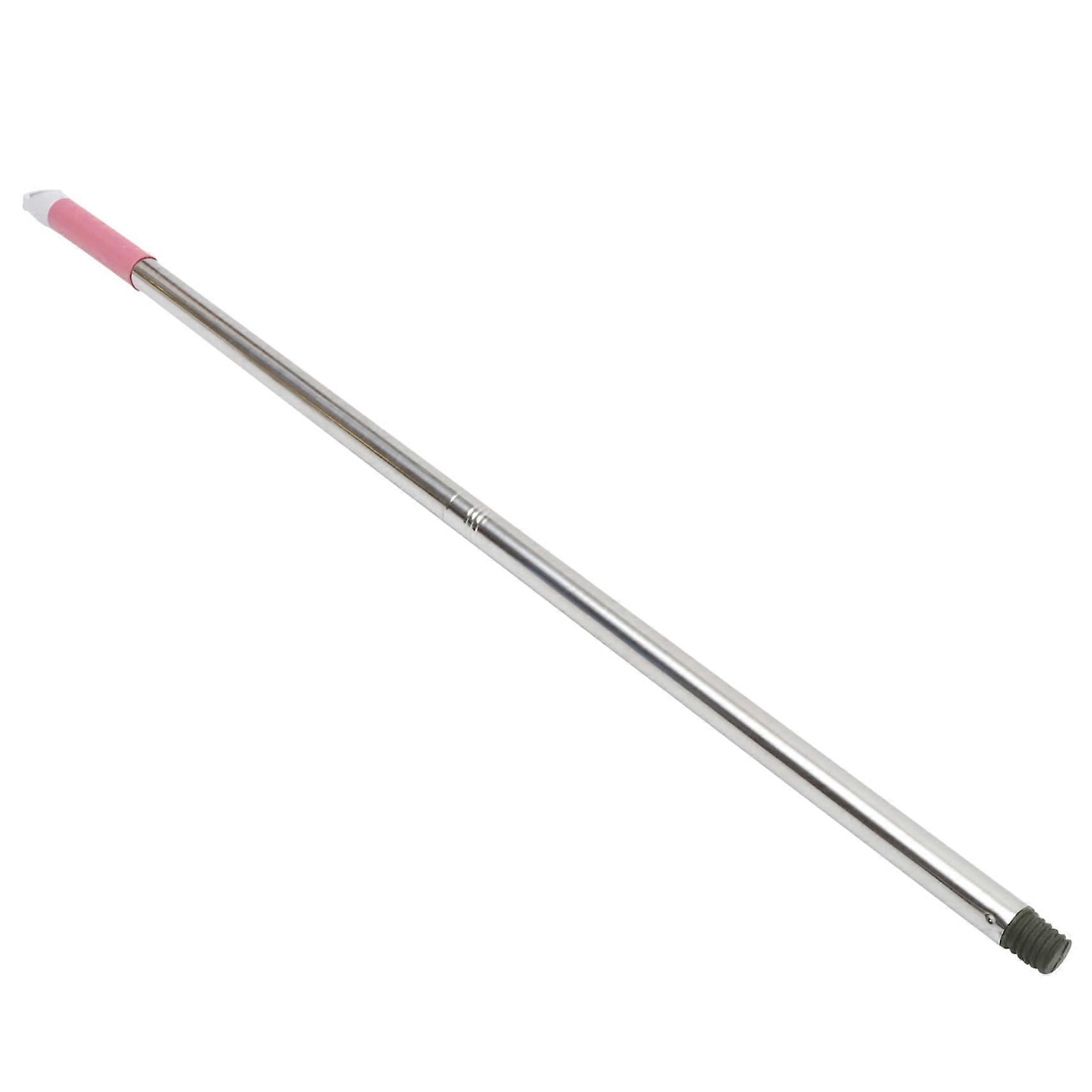 Stainless Steel Broom Handle Replacement with Plastic Grip for Sweeping and Cleaning Tasks