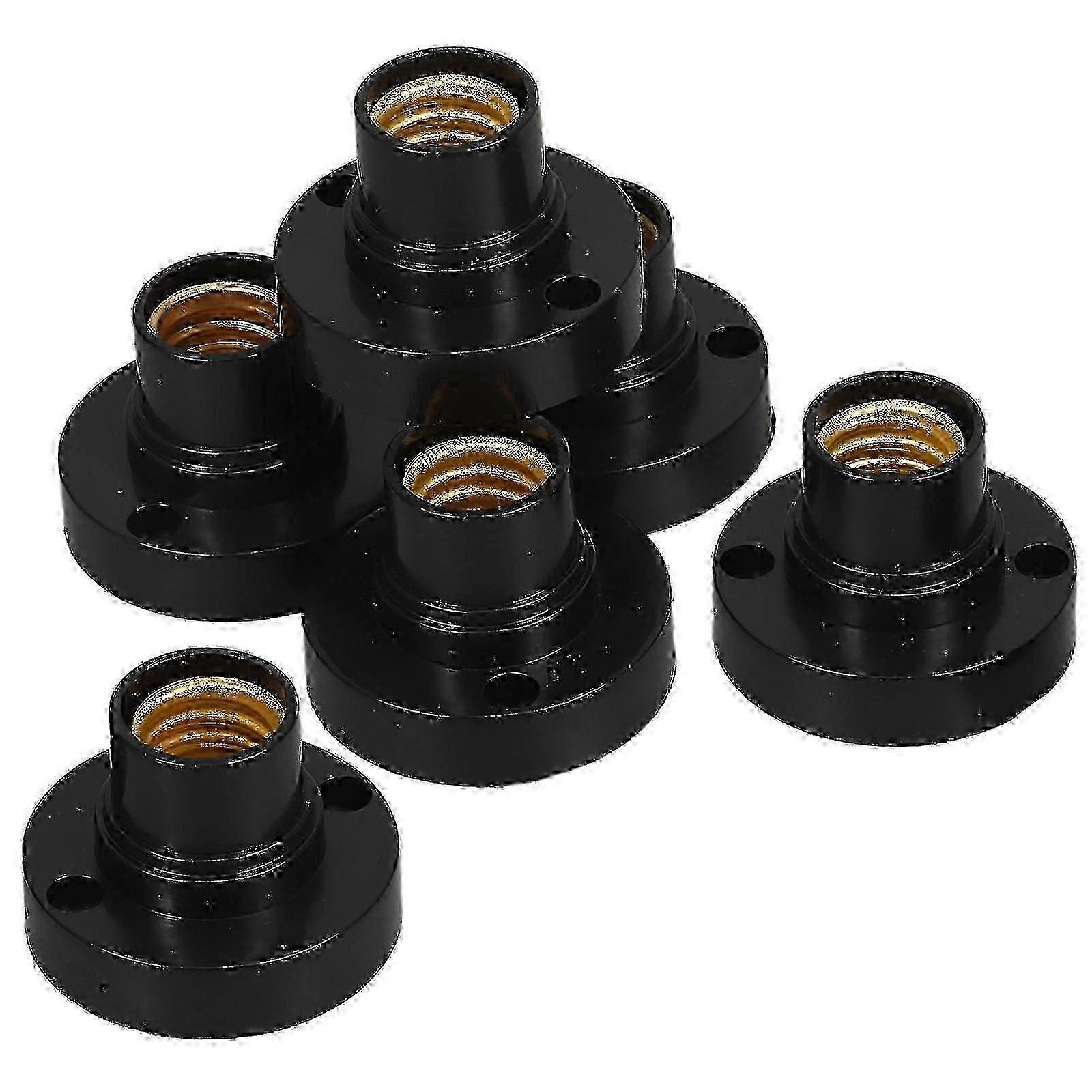 Small Round LED Lamp Base E14 Bulb Holder for Replacement 12Pcs