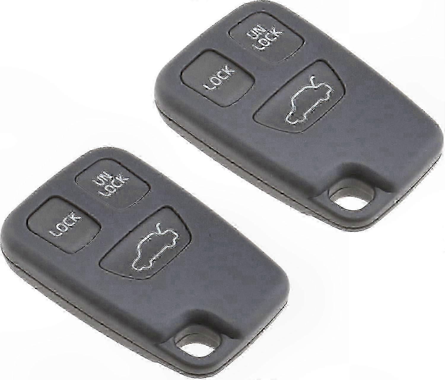 2-Pack Key Shell Alarm Box Remote Control for V70 S70 S40 850 S60 S80-Compatible Replacement Accessory