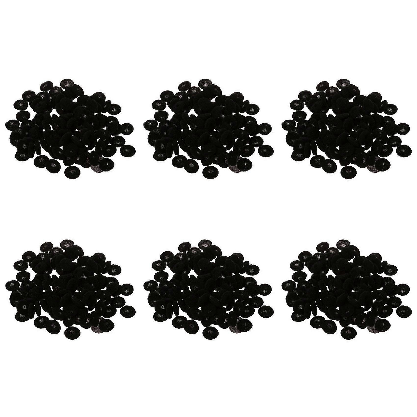 600 Pcs Black Sponge Earbud Headphone Cap Ear Pads Cover Replacement