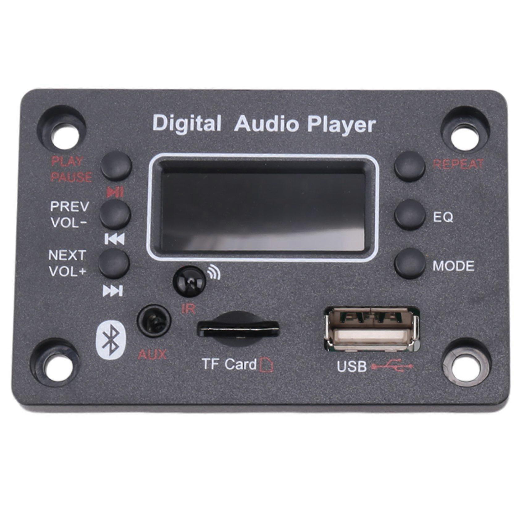 Bluetooth Module Car Audio Bluetooth Mp3 Decoder Board Mp3 Decoder Power Amplifier Board External Microphone Function B
