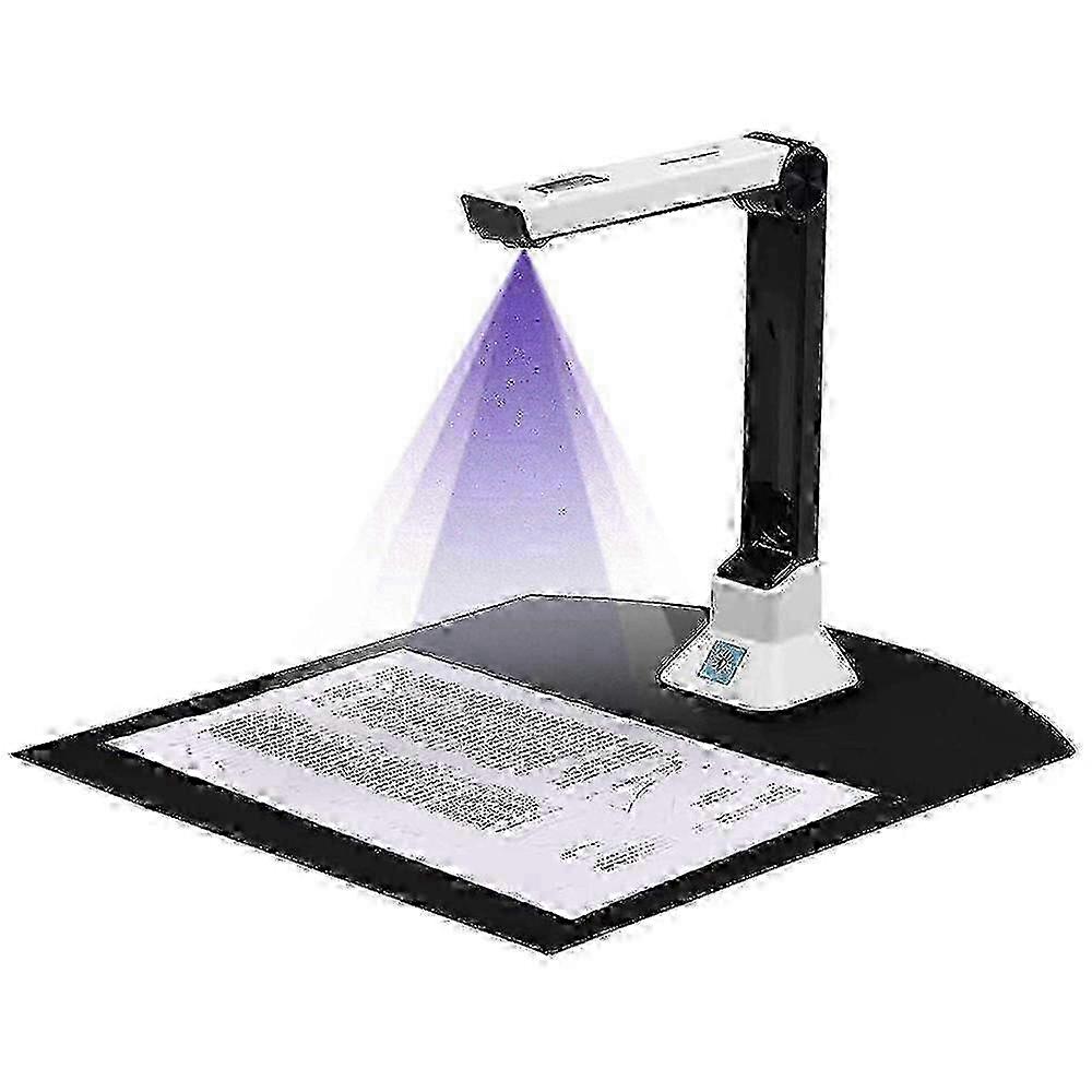 Caméra de document pour les enseignants, Scanner portable de caméra de document USB avec support 8mp HD A4 Format Cam