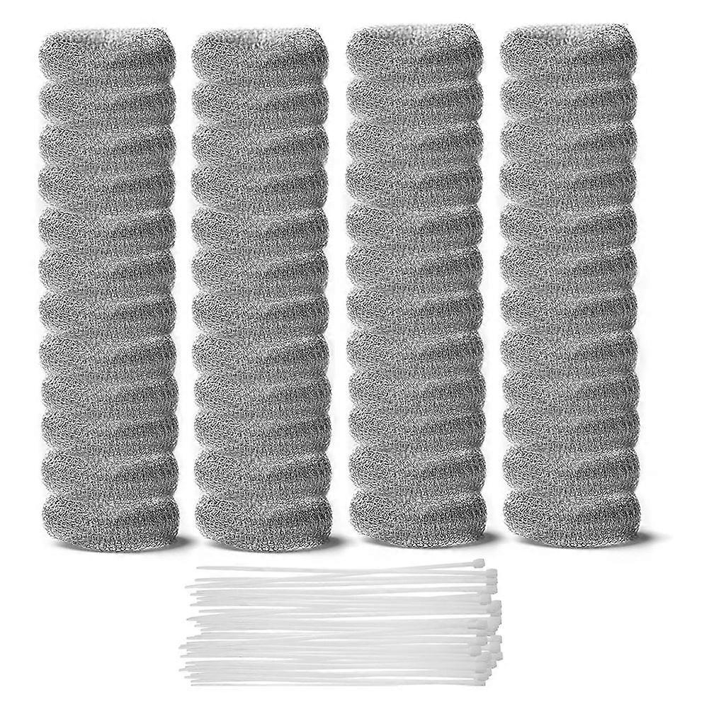 24 PCS Washing Machine Drain Lint Tra, Lint Traps, Lint Catcher for Washing Machine, with 24 Nylon Cable Ties
