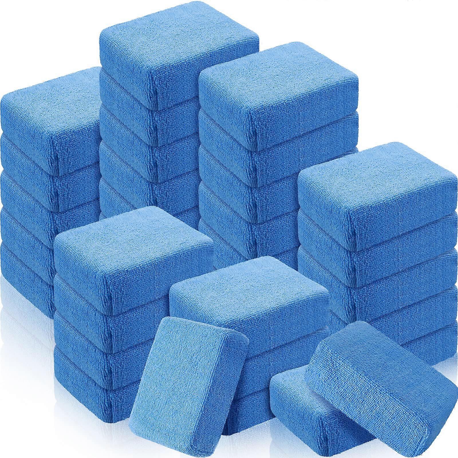 32pcs Microfiber Applicator Pads for Car Wax and Polishing, Reusable Sponge for Ceramic Coating