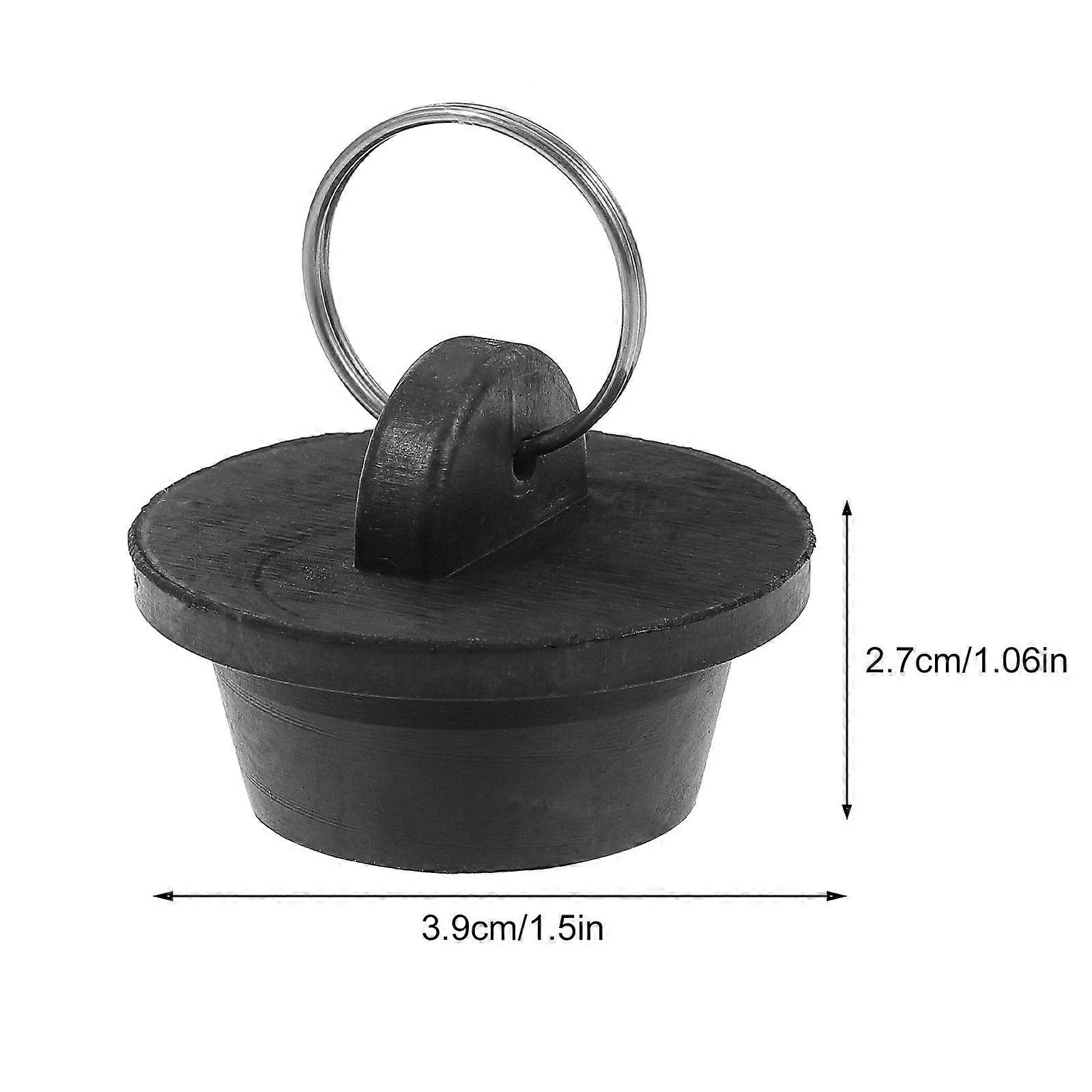 5 st gummipropp för handfat, badkarspropp, tvättställspropp, handfatspropp för badrum