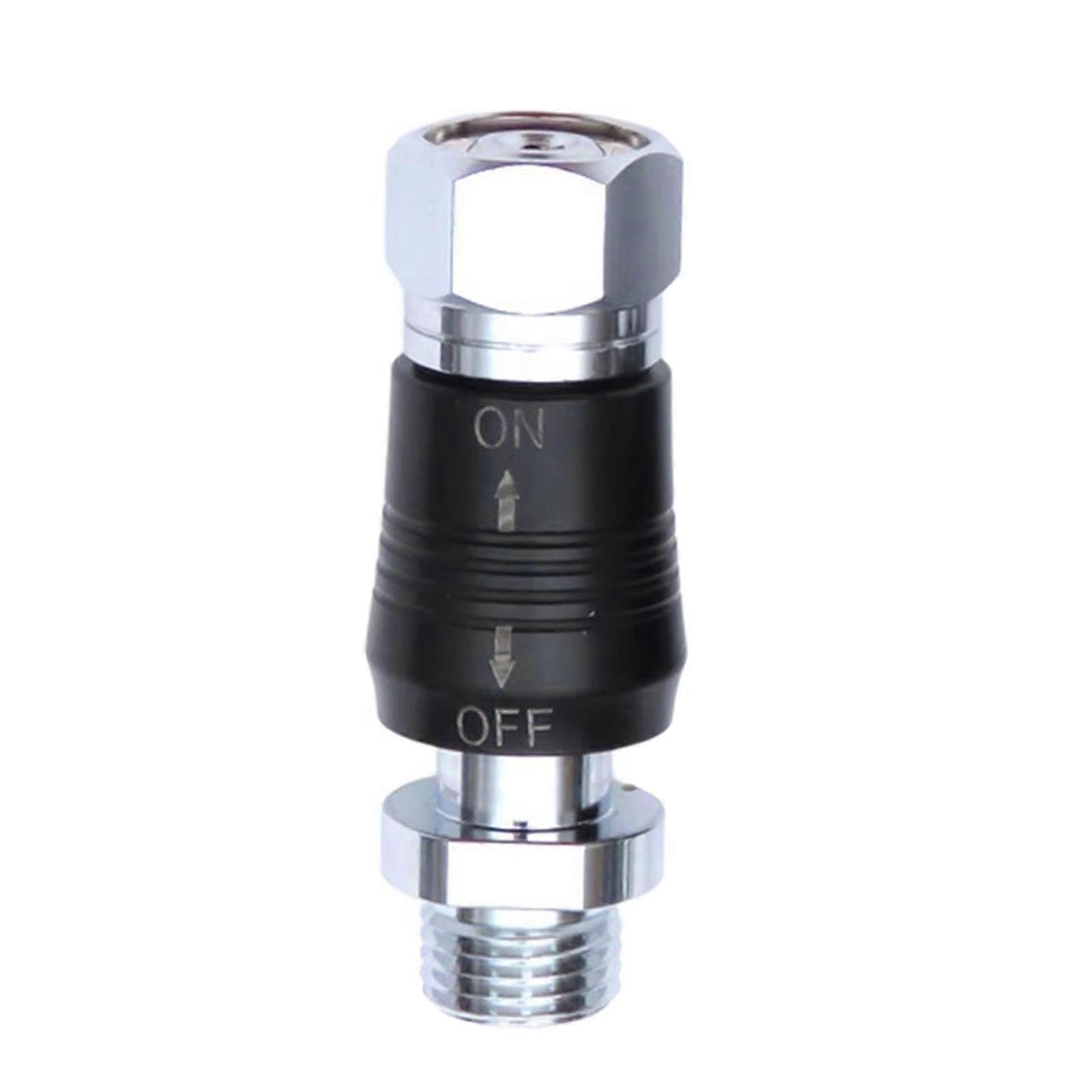 Lage druk Quick Interfaces Push Valves Connector Scubas Diving Regulator Adaptor 9/16 Thread Connector met schakelaars Multicolor