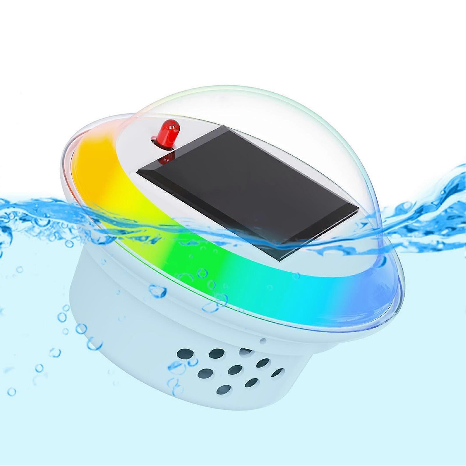 Pool Lights Color Changing RGB Remote Inground Pool Floating Waterproof Lights With Auto Charge Technology